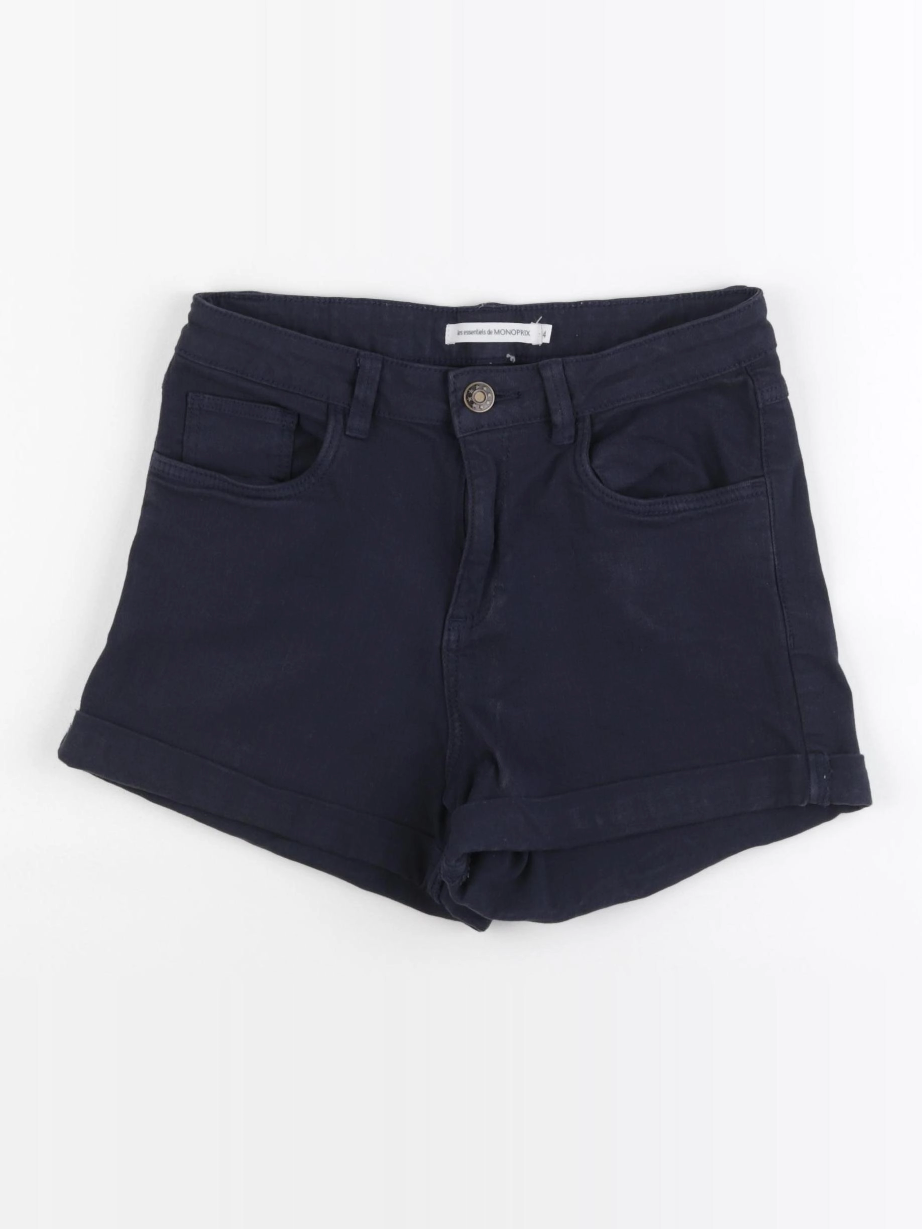 Monoprix - short bleu - 14 ans