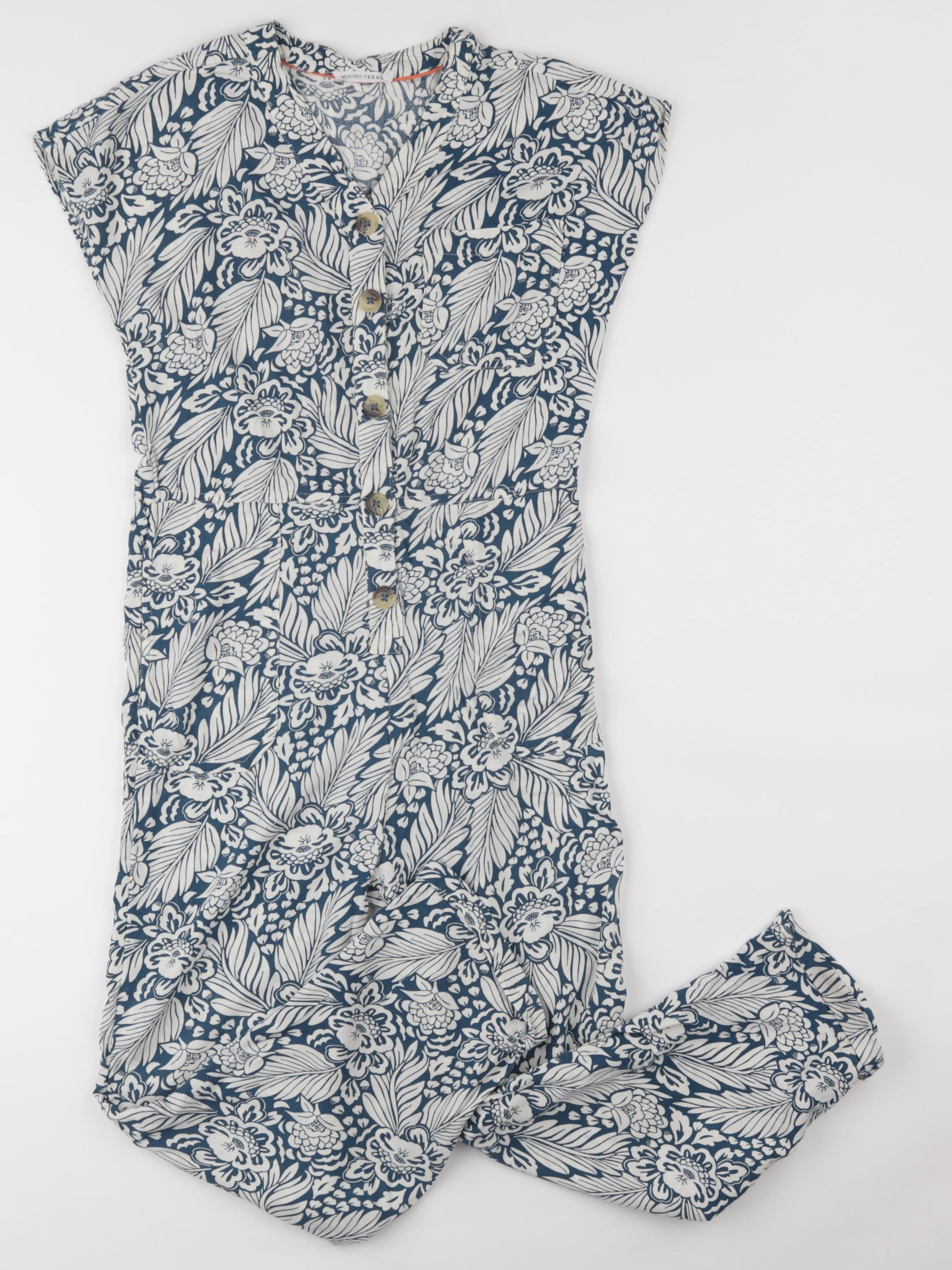 Monoprix - combinaison bleu - 10 ans