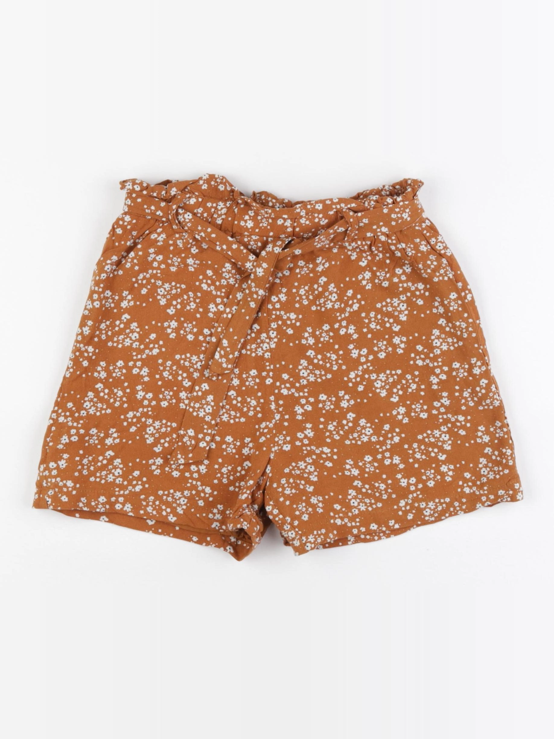 Eden & Victor - short orange - 10 ans