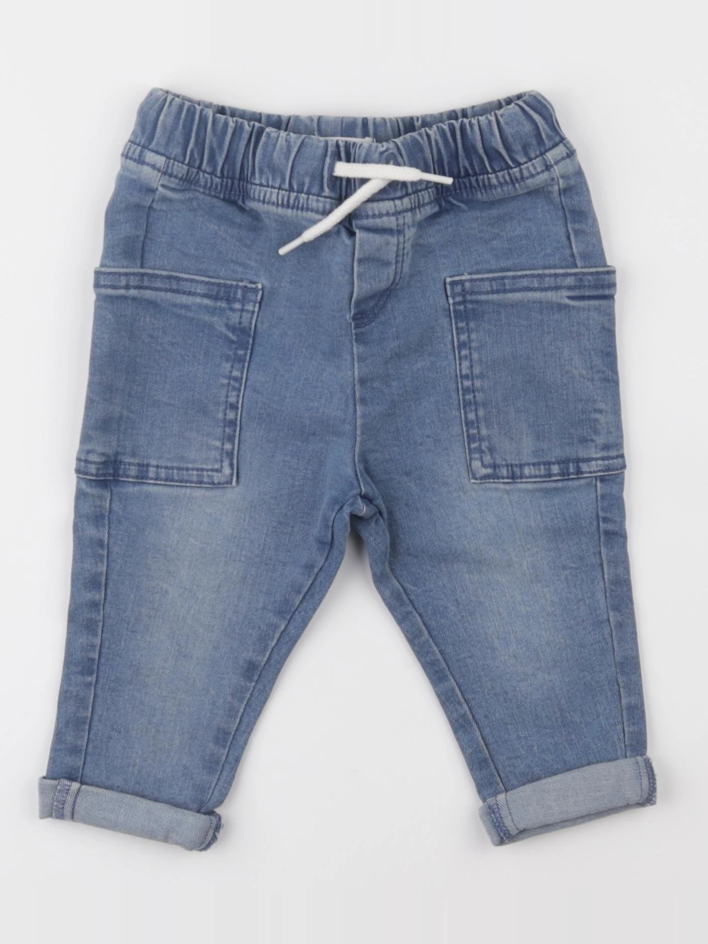 Vertbaudet - jean bleu - 12 mois
