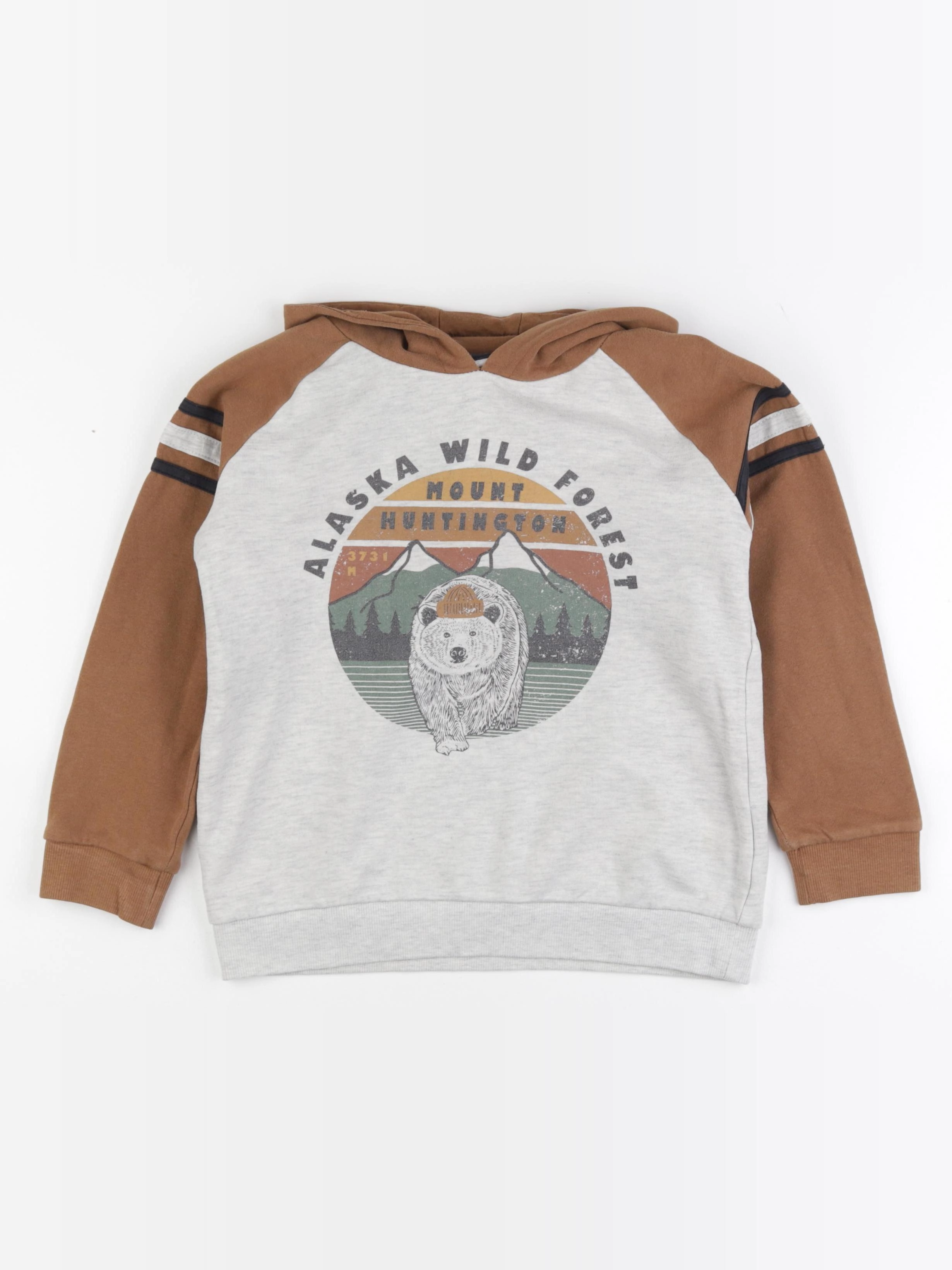 Vertbaudet - sweat gris - 10 ans