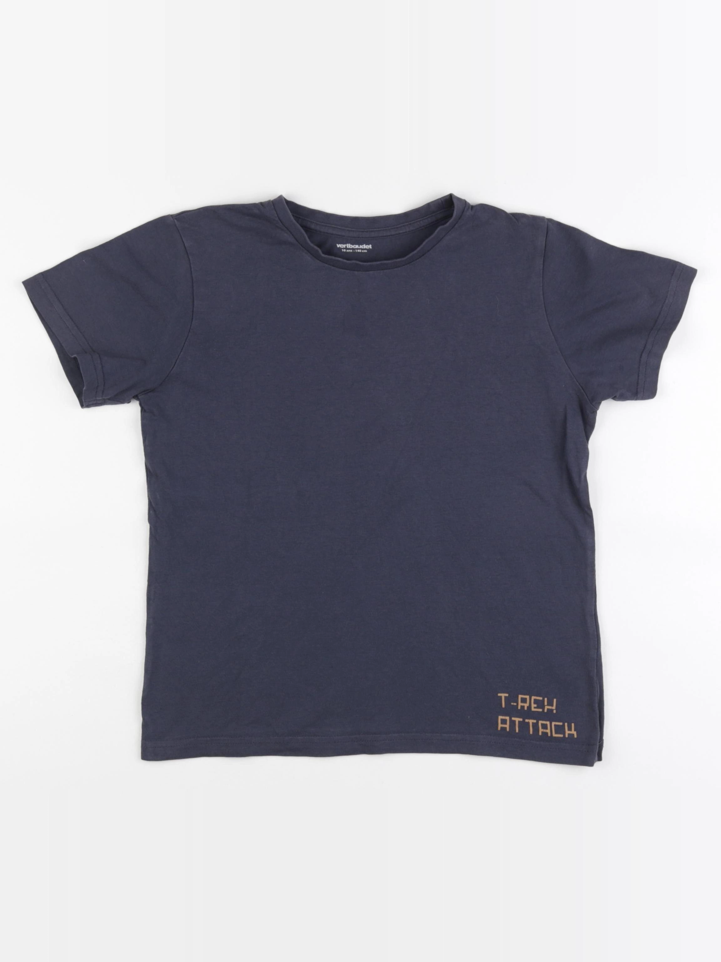 Vertbaudet - tee-shirt bleu - 10 ans