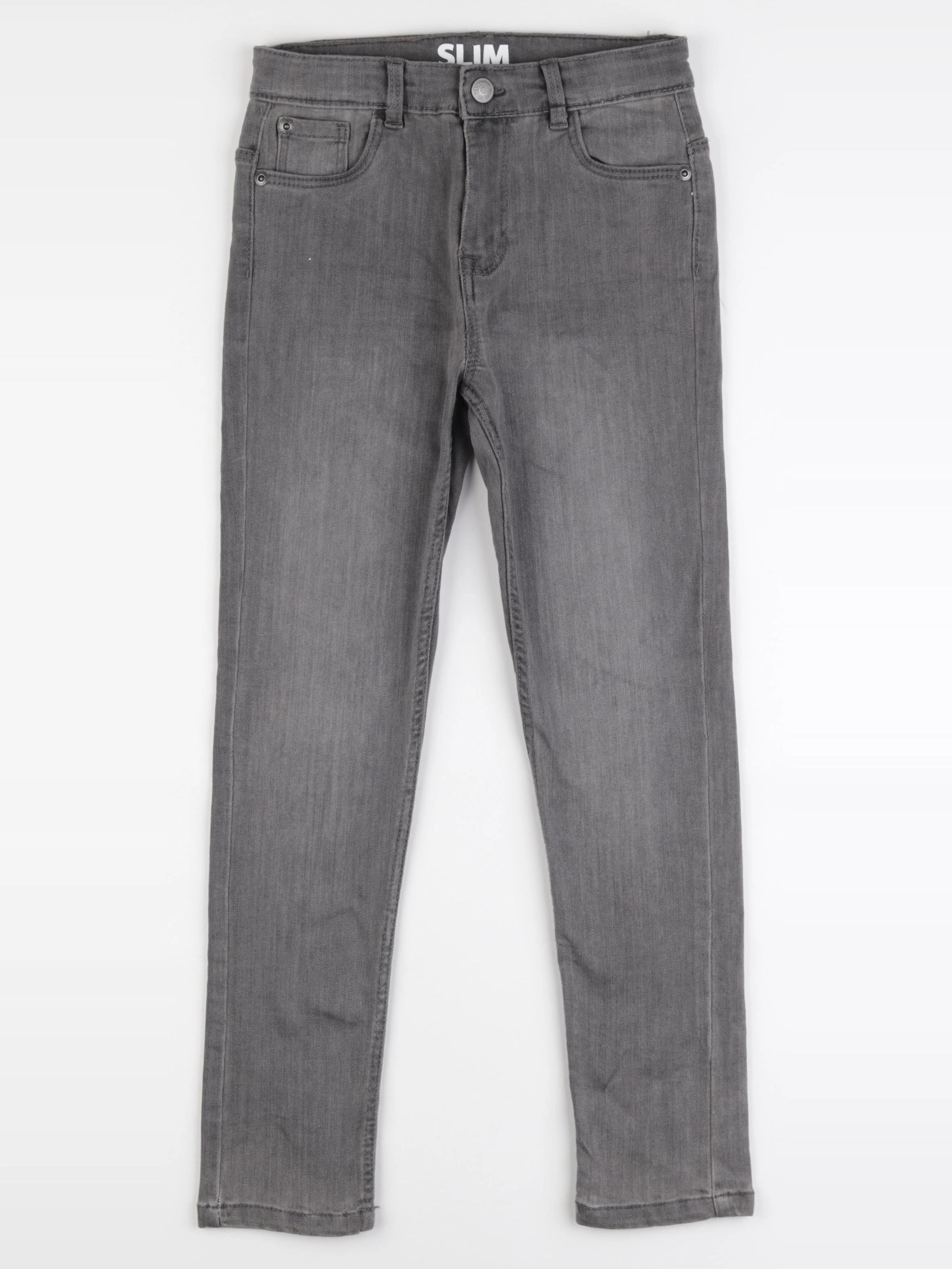 Vertbaudet - jean gris - 9 ans