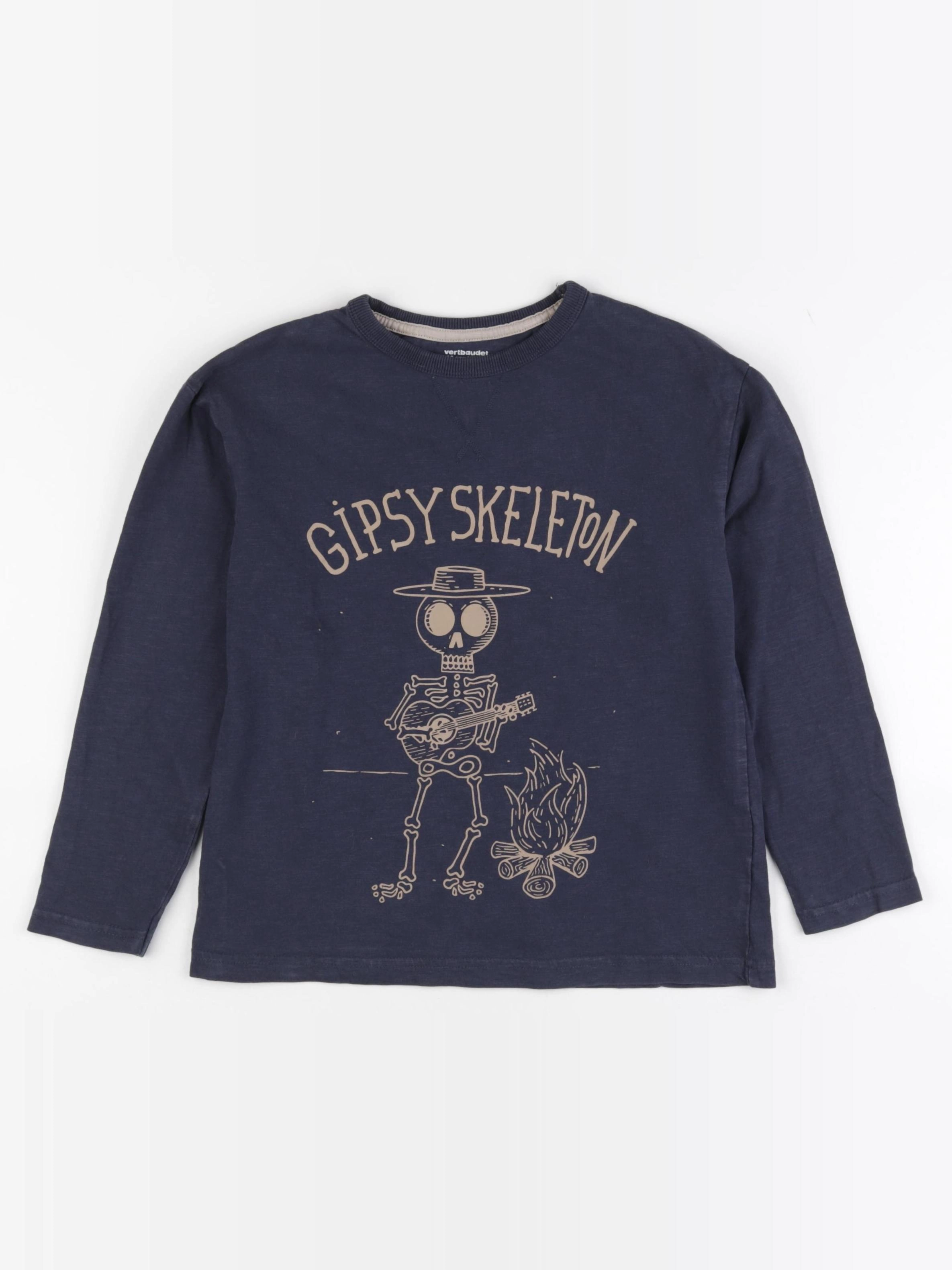 Vertbaudet - tee-shirt bleu - 10 ans