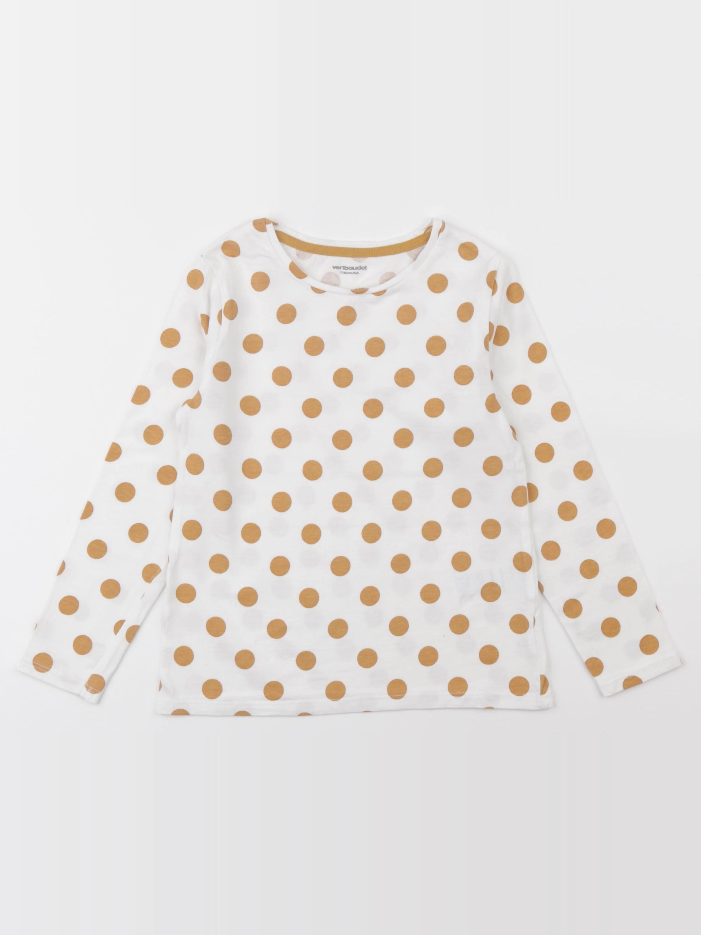 Vertbaudet - tee-shirt blanc - 6 ans