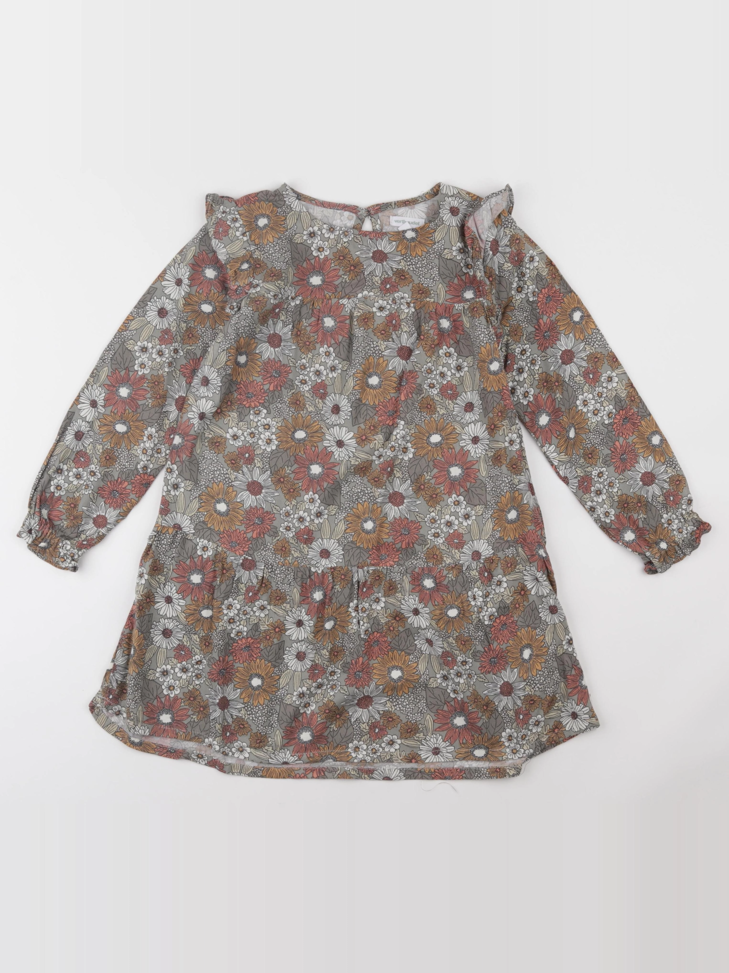 Vertbaudet - robe vert - 6 ans