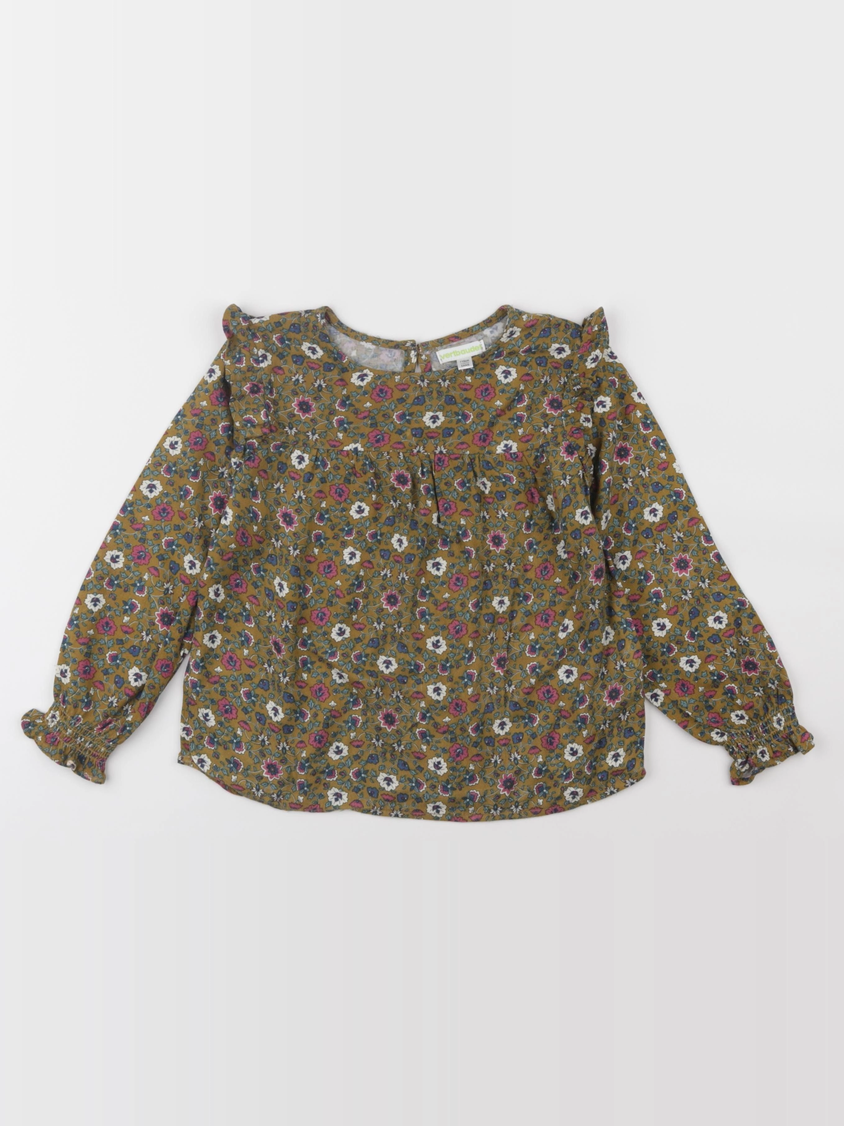 Vertbaudet - blouse vert - 5 ans