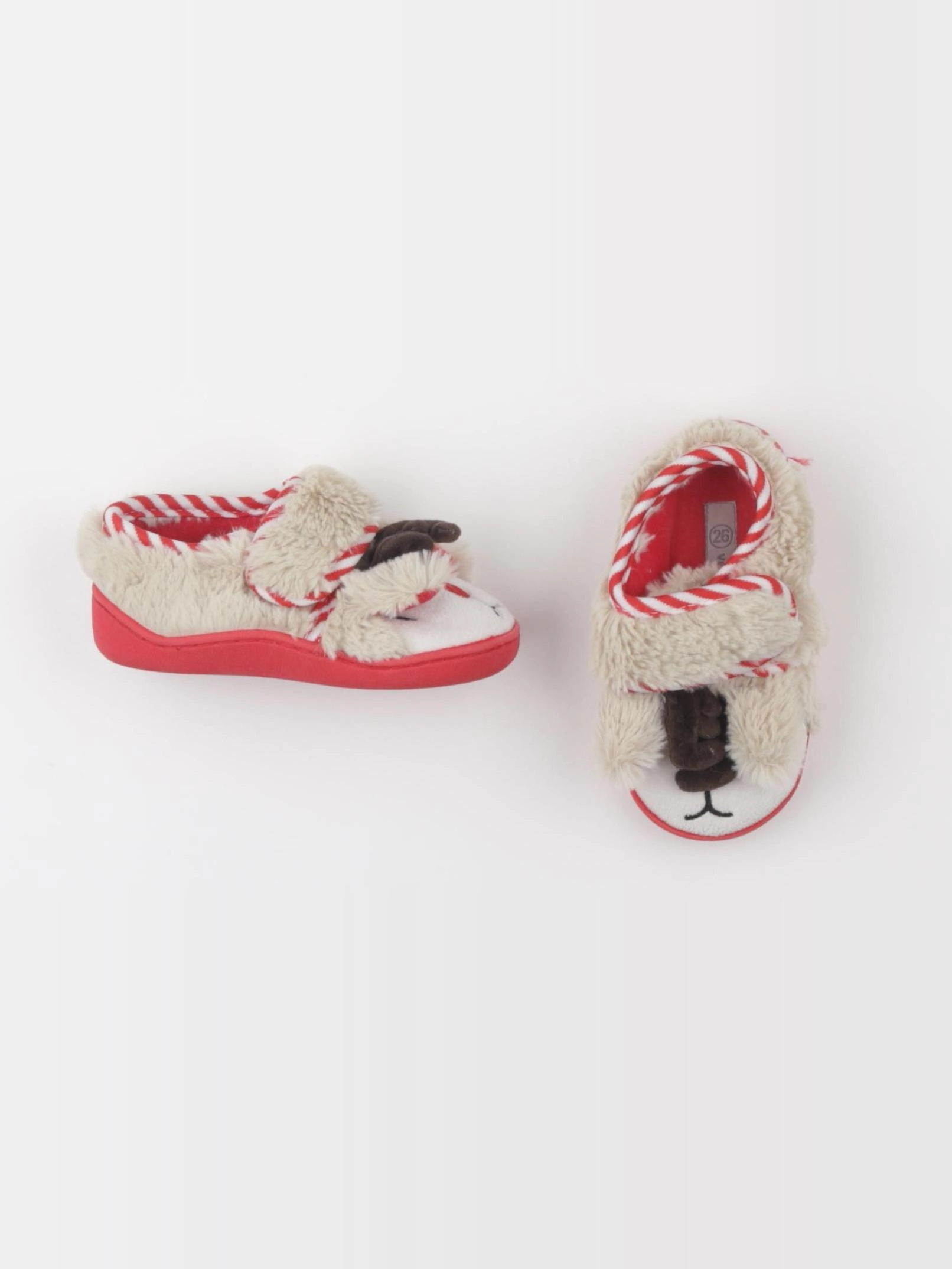 Vertbaudet - chaussons beige - pointure 26