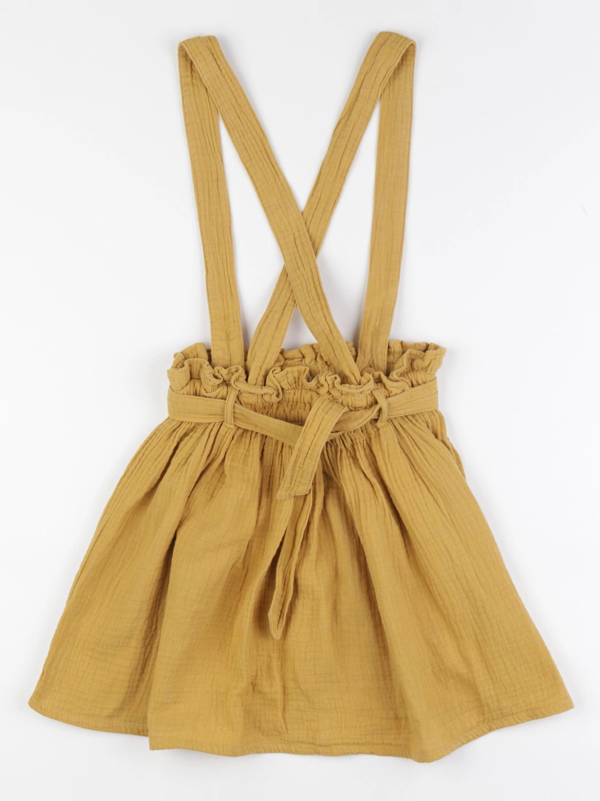 Vertbaudet - jupe jaune - 7 ans