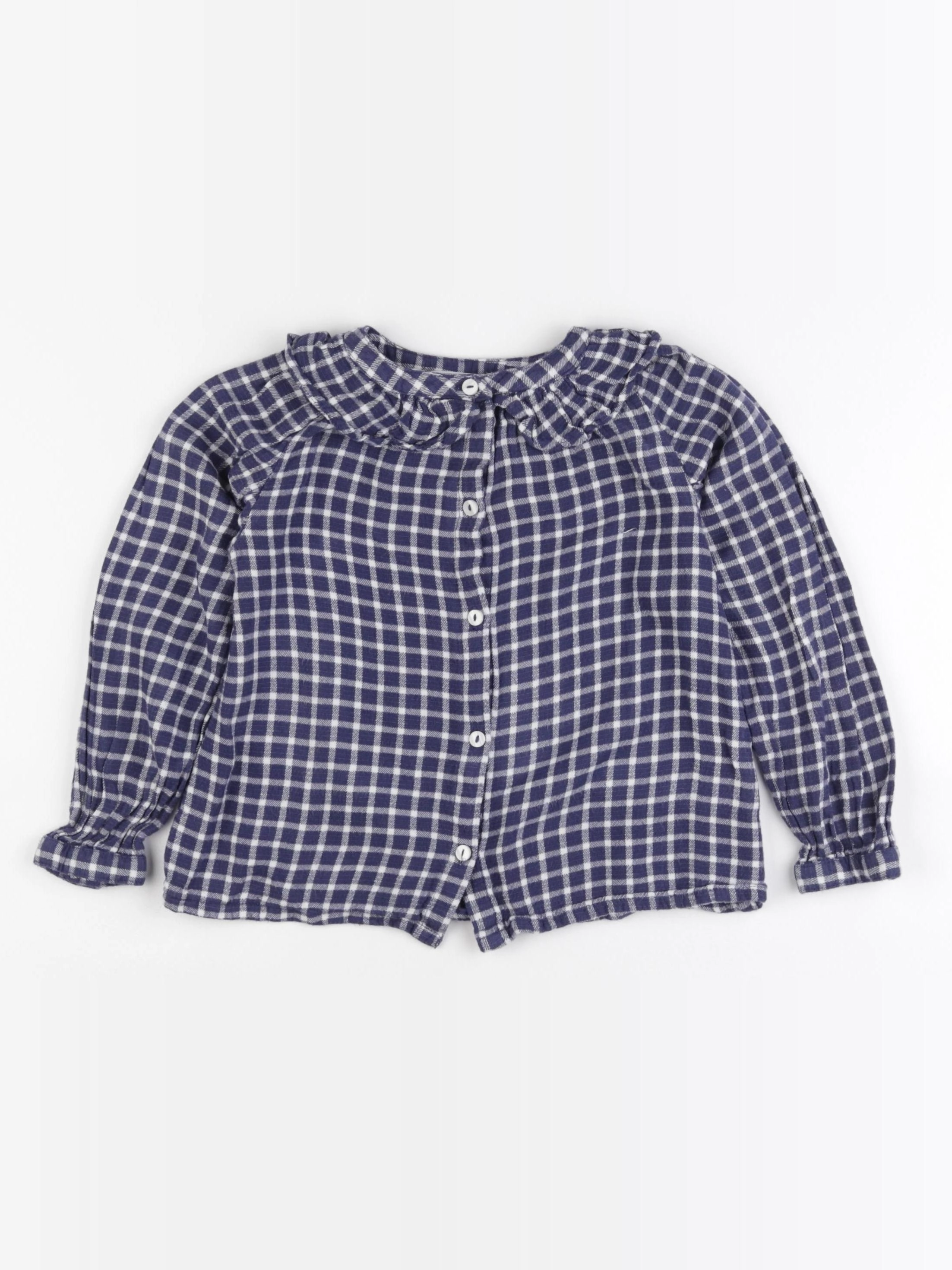 Zara - blouse bleu - 4/5 ans