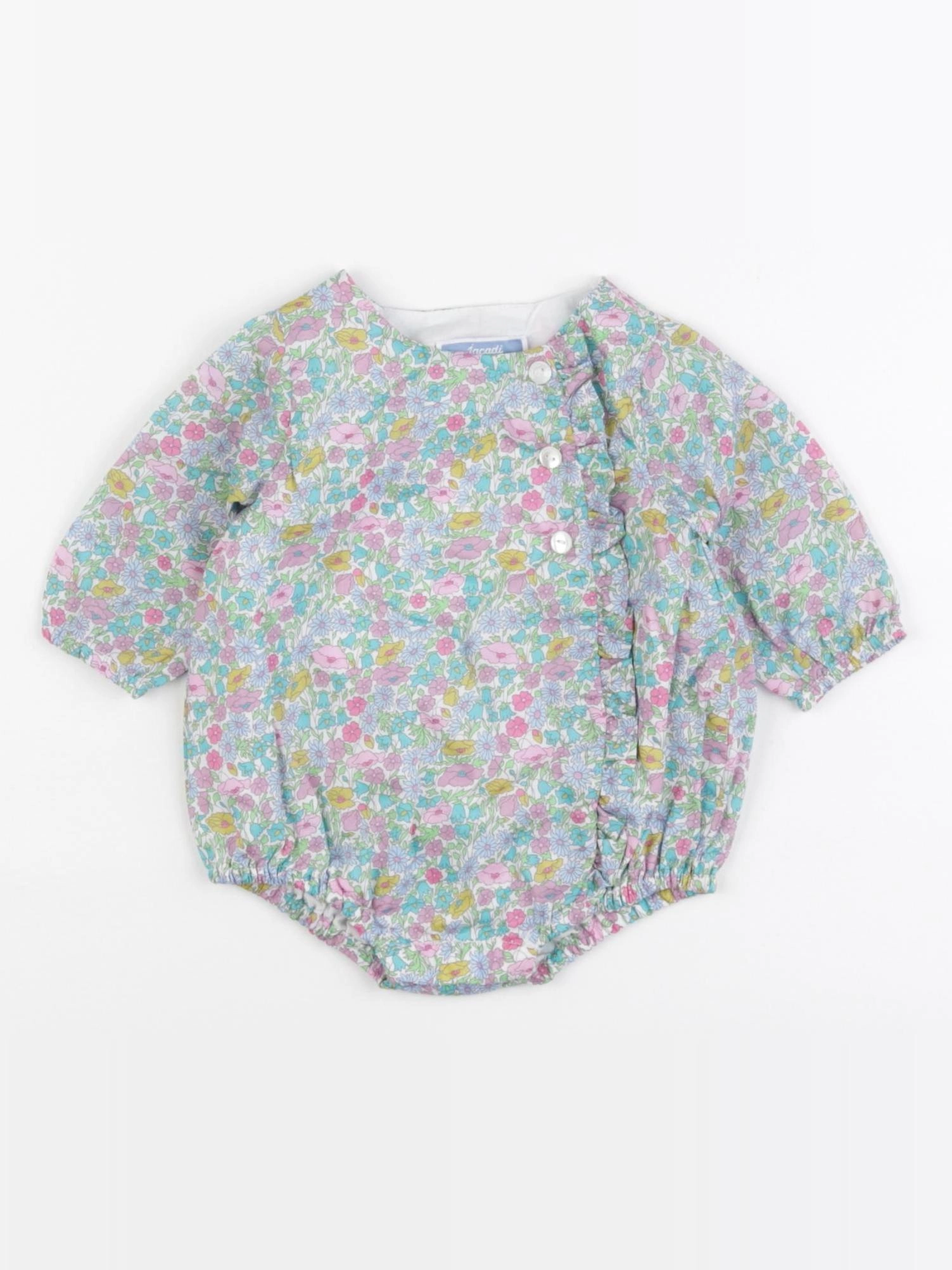 Jacadi - combinaison liberty multicolore - 1 mois