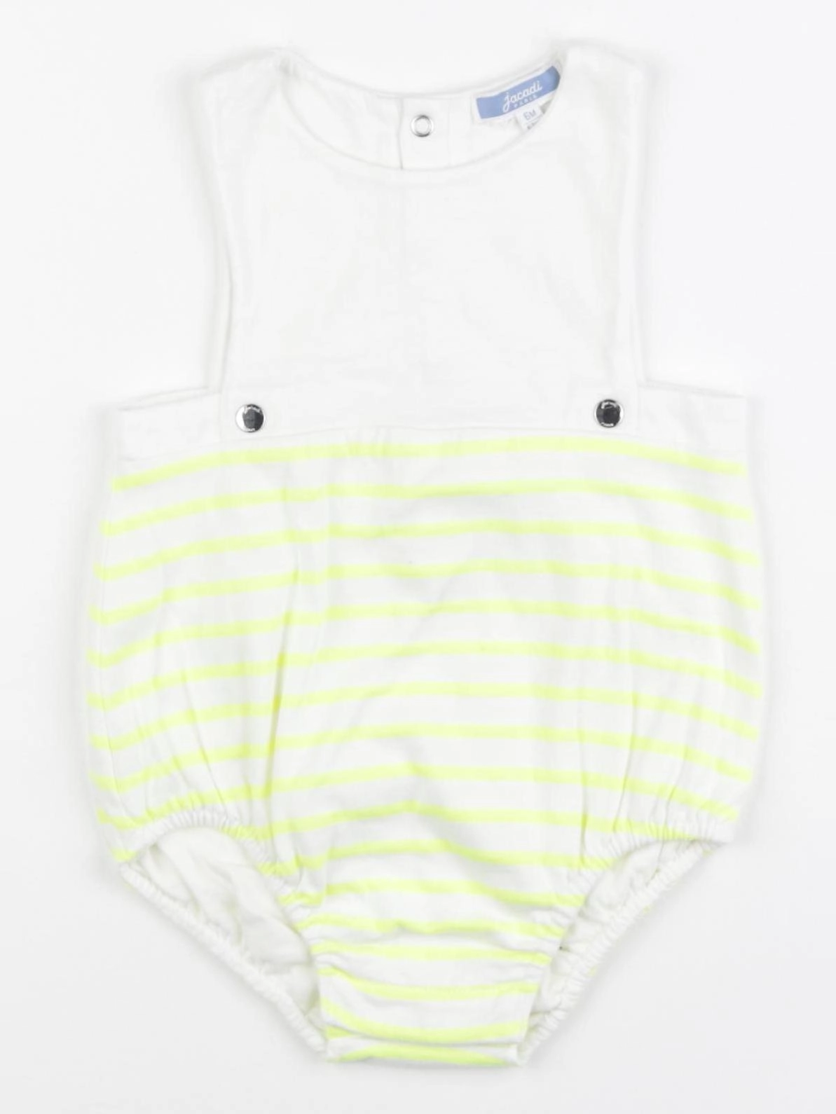 Jacadi - combinaison blanc, jaune - 6 mois