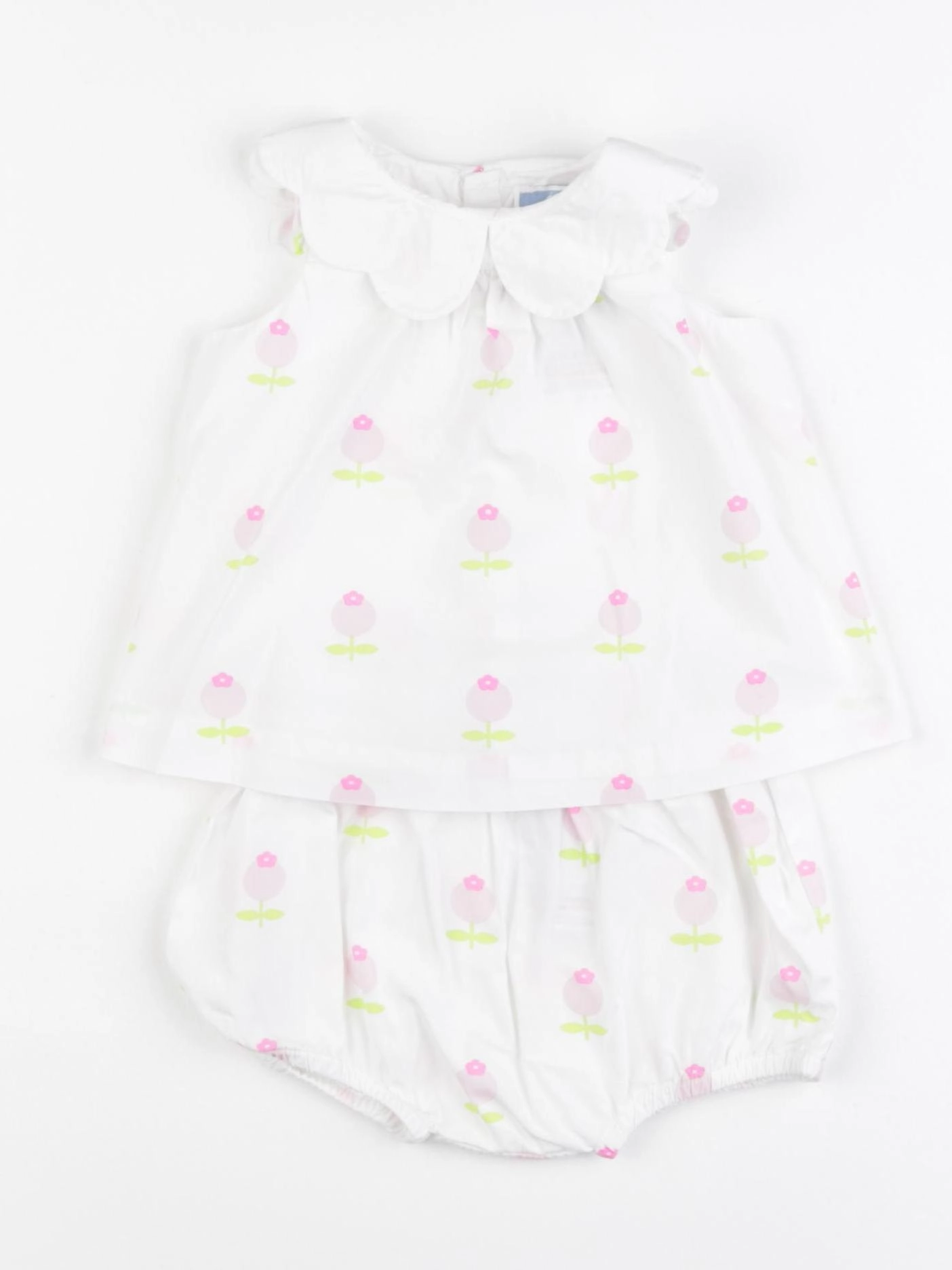 Jacadi - ensemble blanc - 6 mois