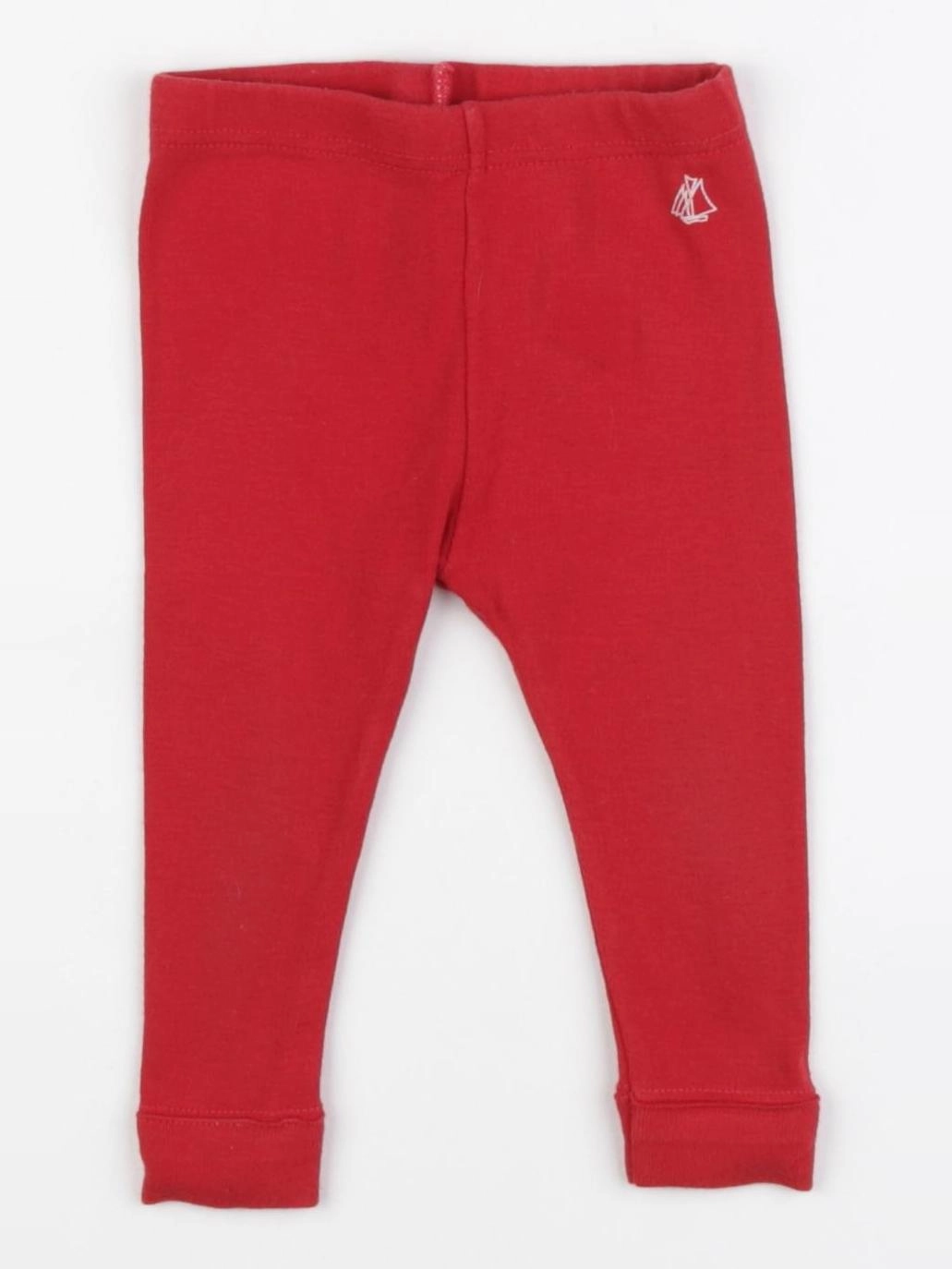 Petit Bateau - legging rouge - 6 mois