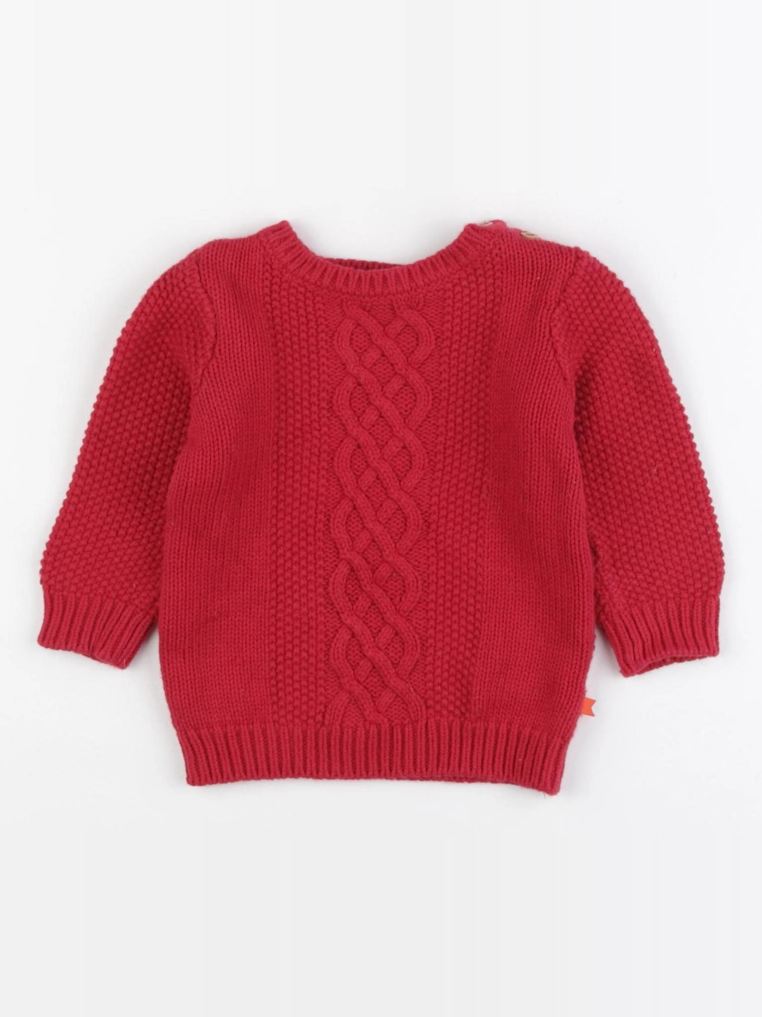 Cadet Rousselle - pull rouge - 6 mois