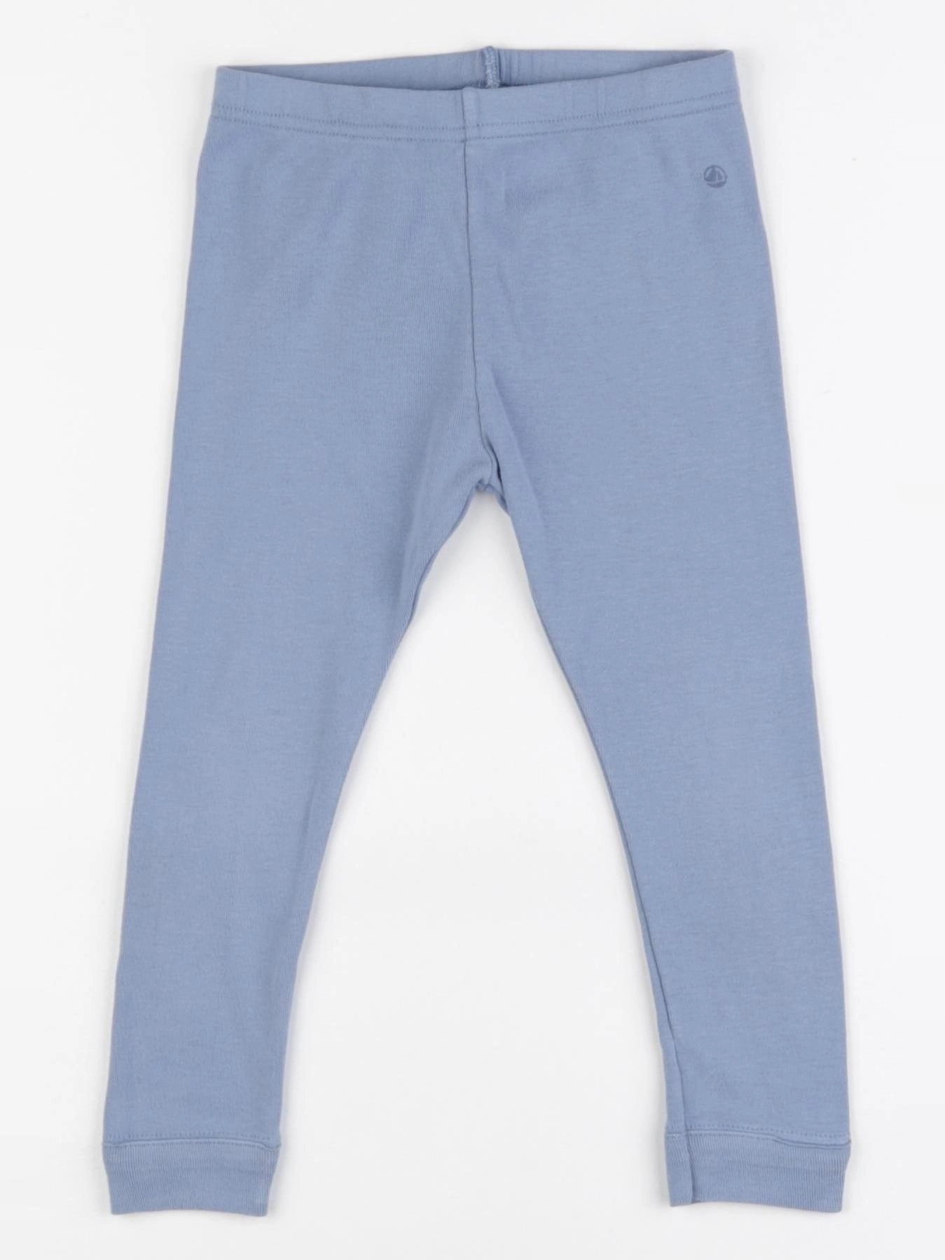 Petit Bateau - legging bleu - 24 mois