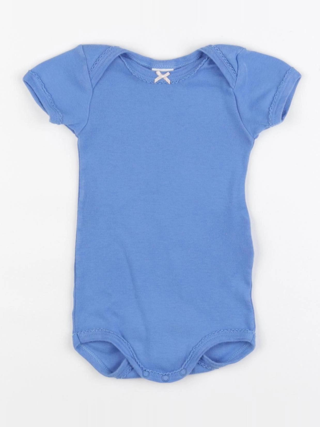 Petit Bateau - body bleu - 6 mois
