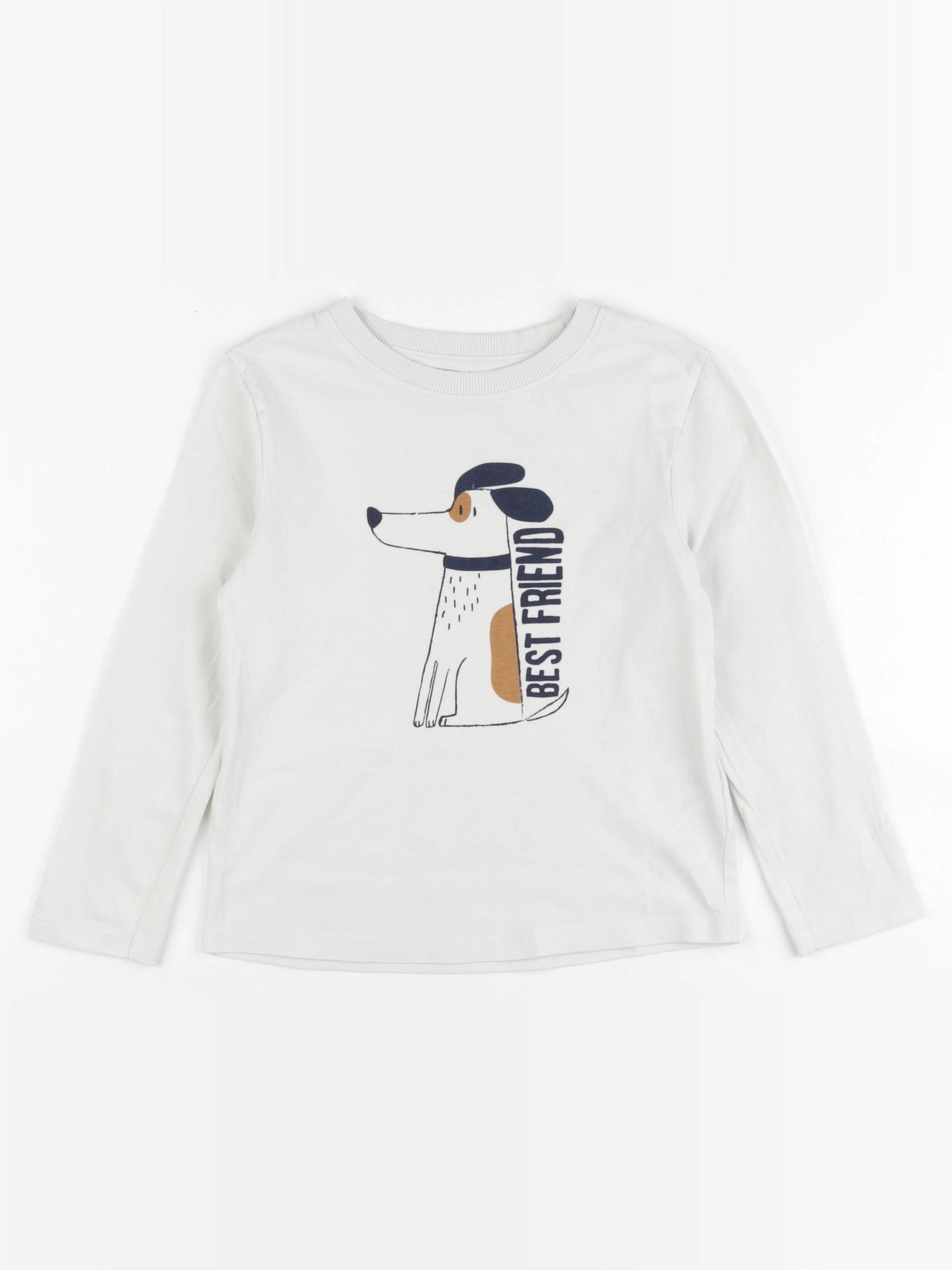 La Redoute - tee-shirt blanc - 5 ans