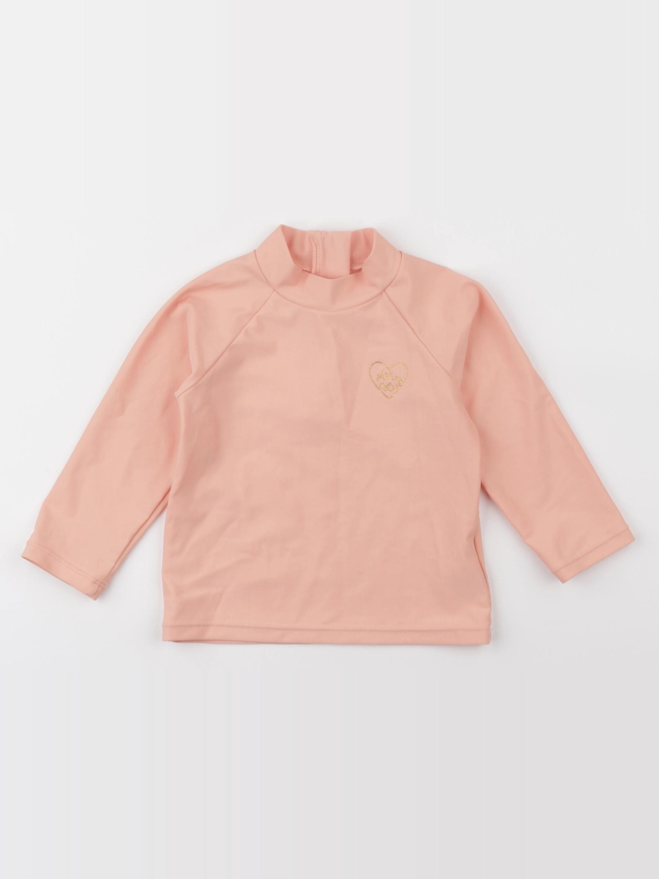 Vertbaudet - tee-shirt de bain rose - 18 mois