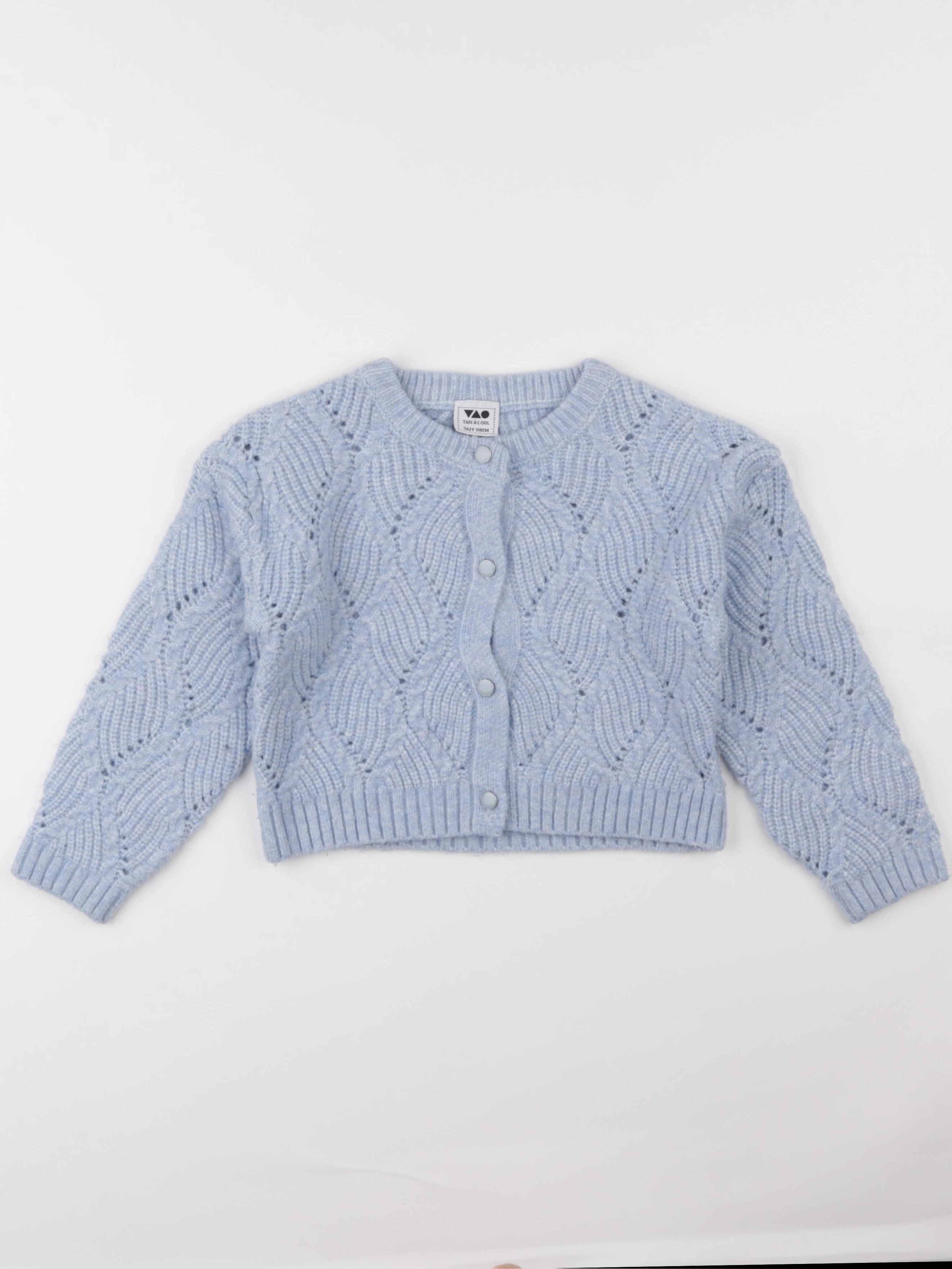 Tape à l'oeil - gilet bleu - 5 ans