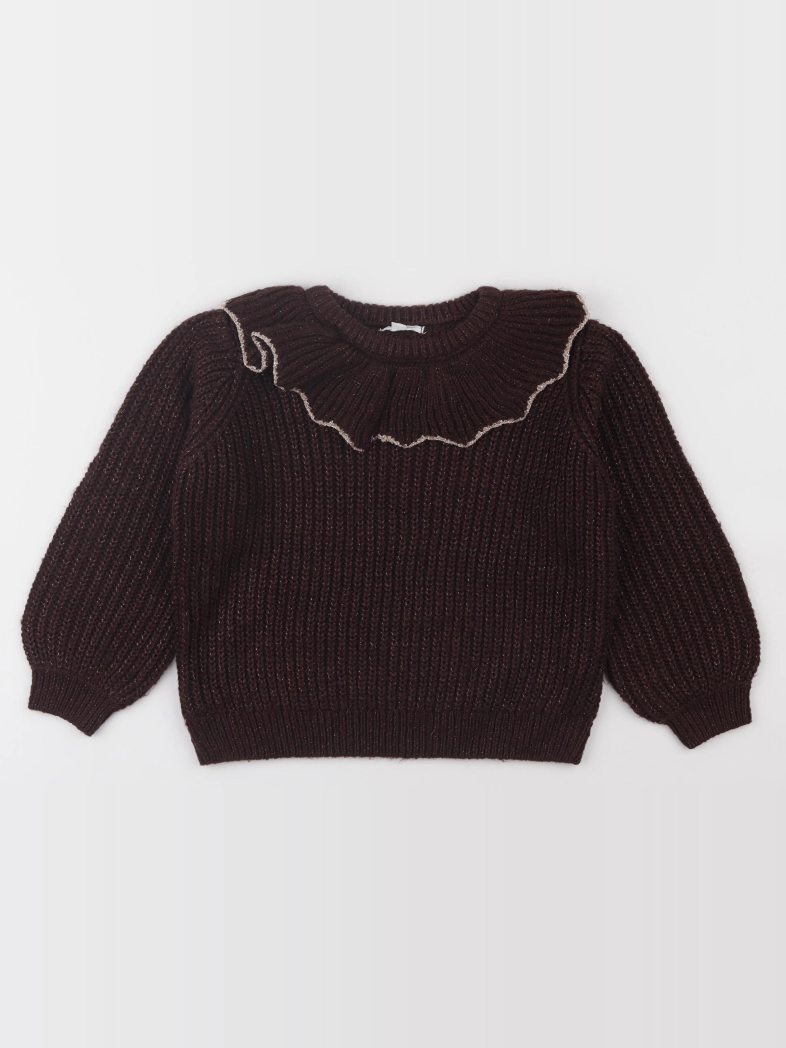 Vertbaudet - pull marron - 5 ans