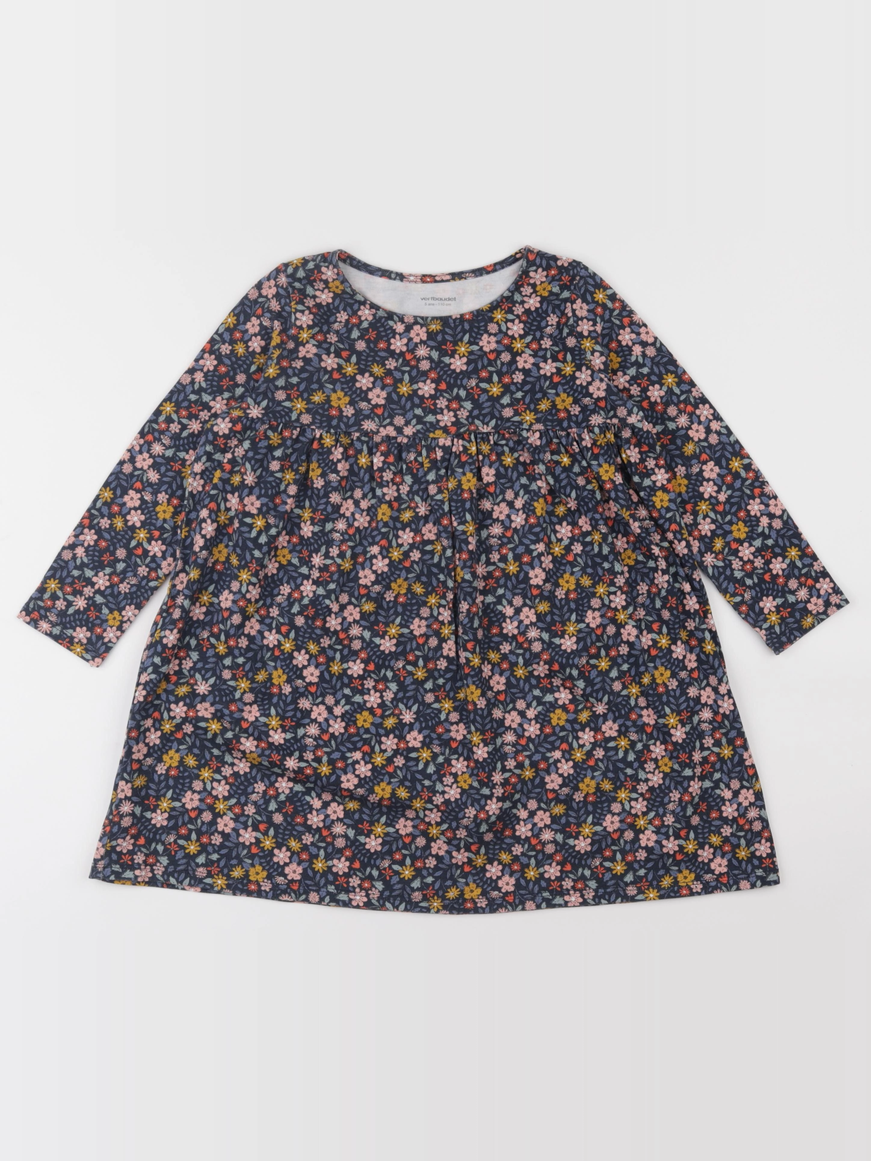 Vertbaudet - robe multicolore - 5 ans