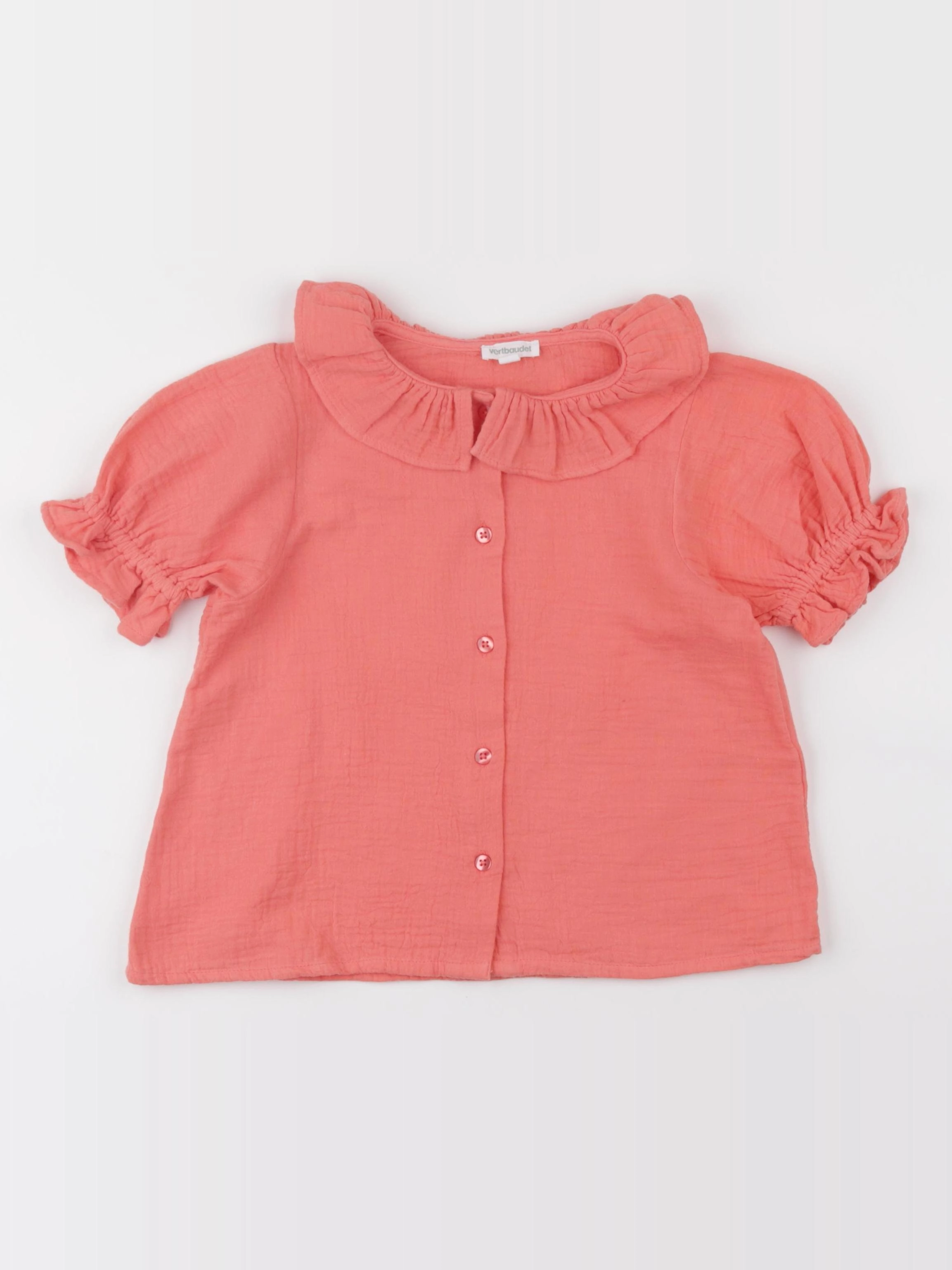 Vertbaudet - blouse rose - 5 ans
