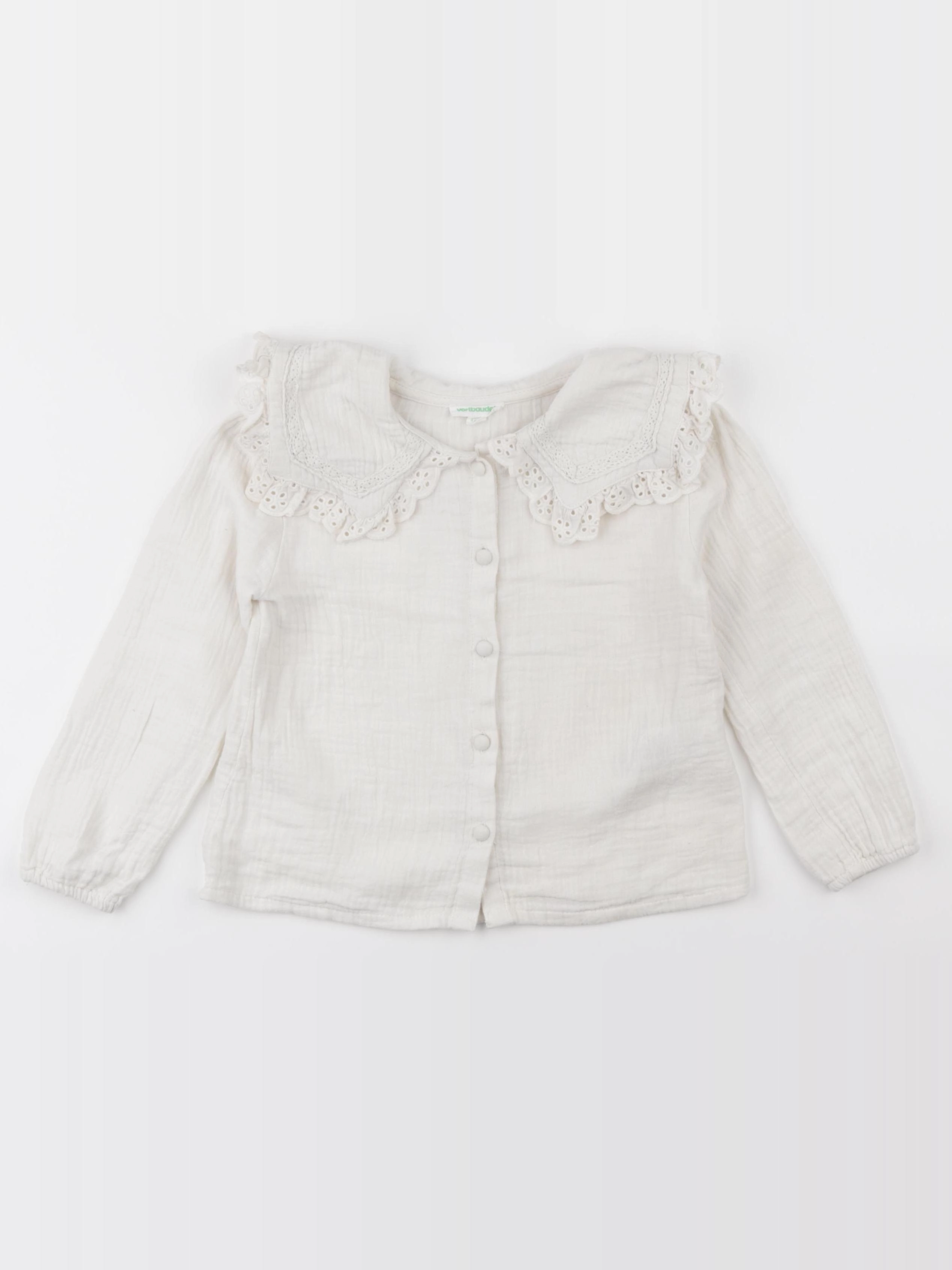 Vertbaudet - blouse blanc - 4 ans