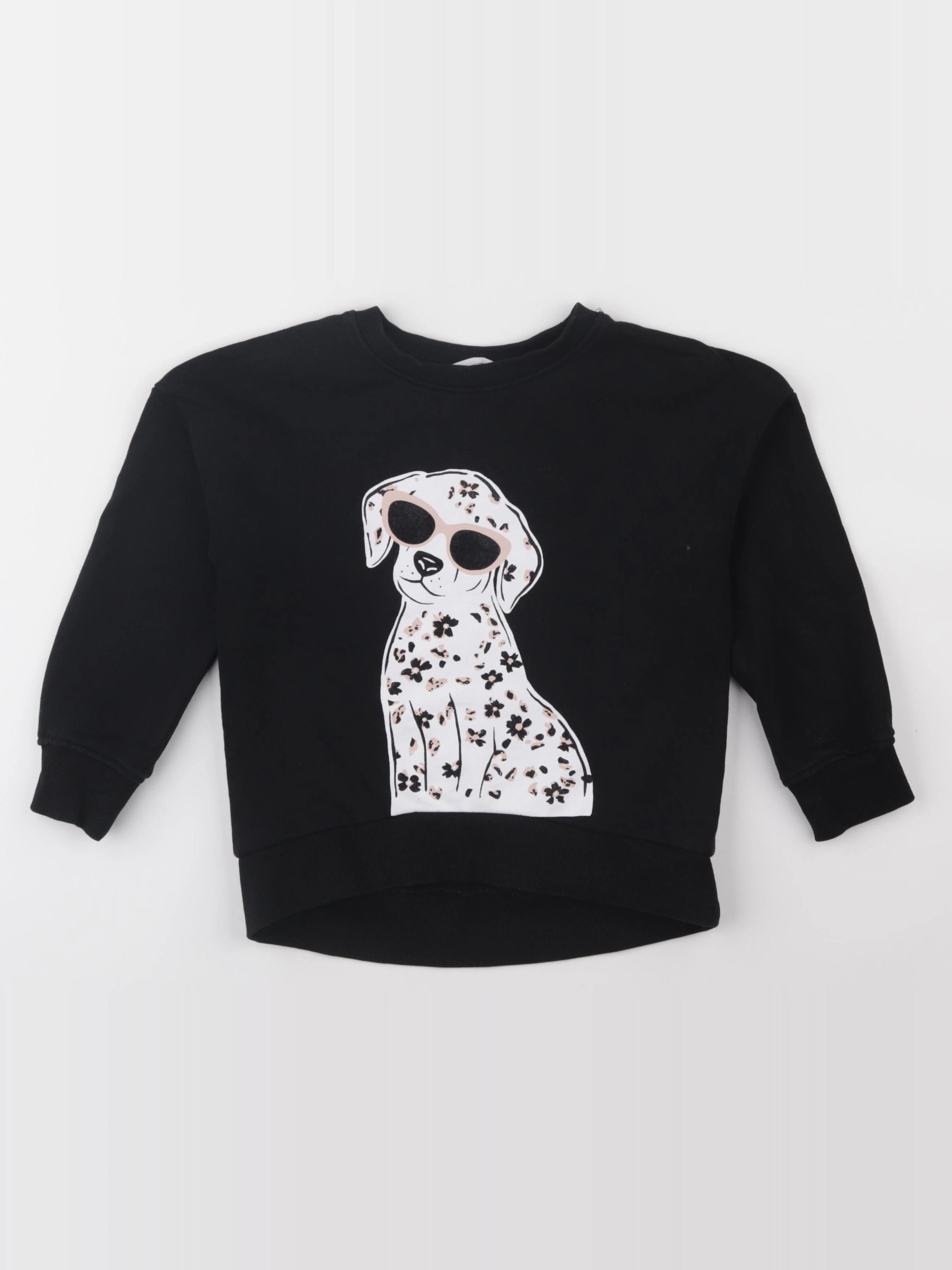 Mango - sweat noir - 5/6 ans