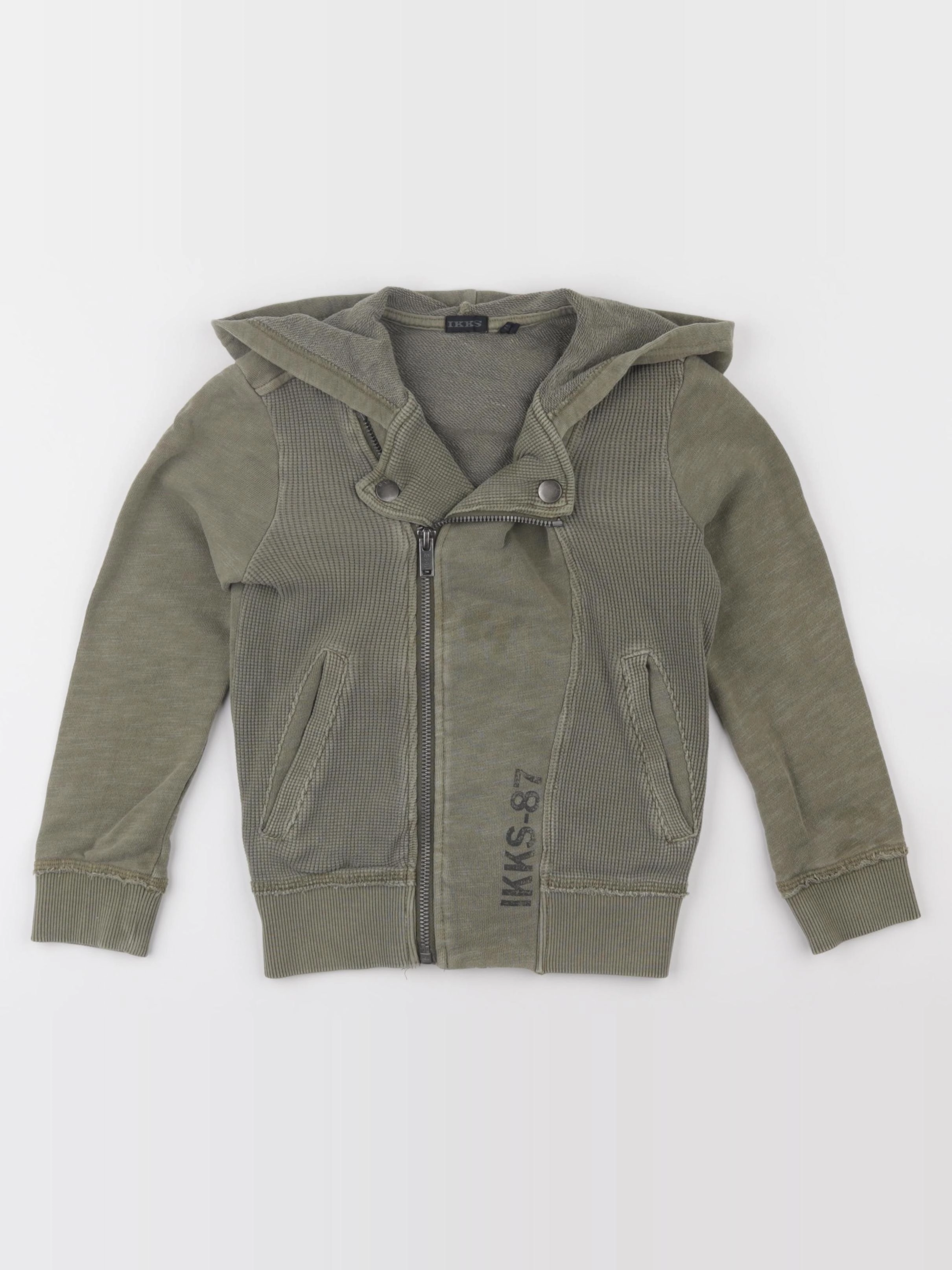 IKKS - sweat imprimé au dos vert - 4 ans