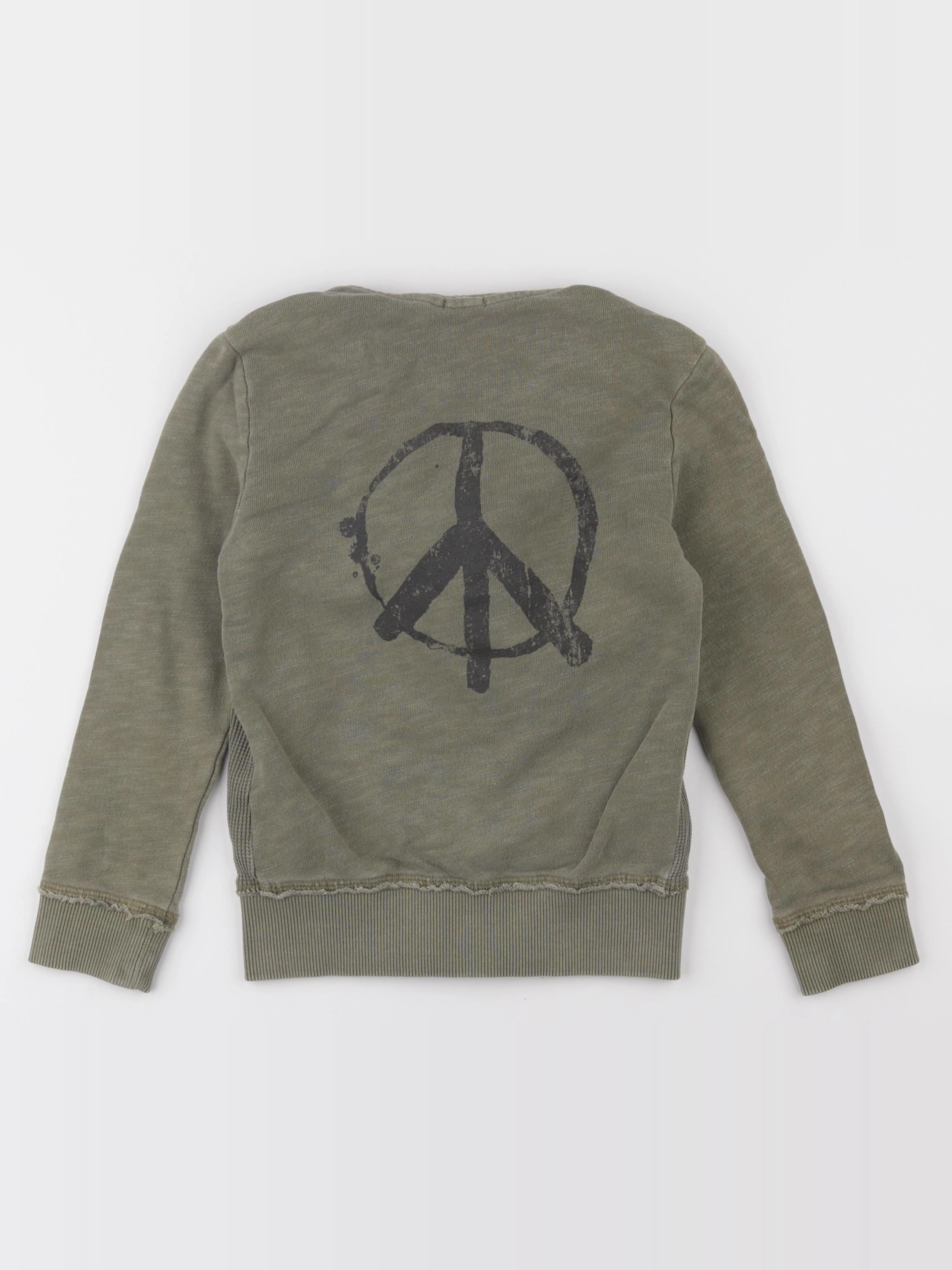 IKKS - sweat imprimé au dos vert - 4 ans