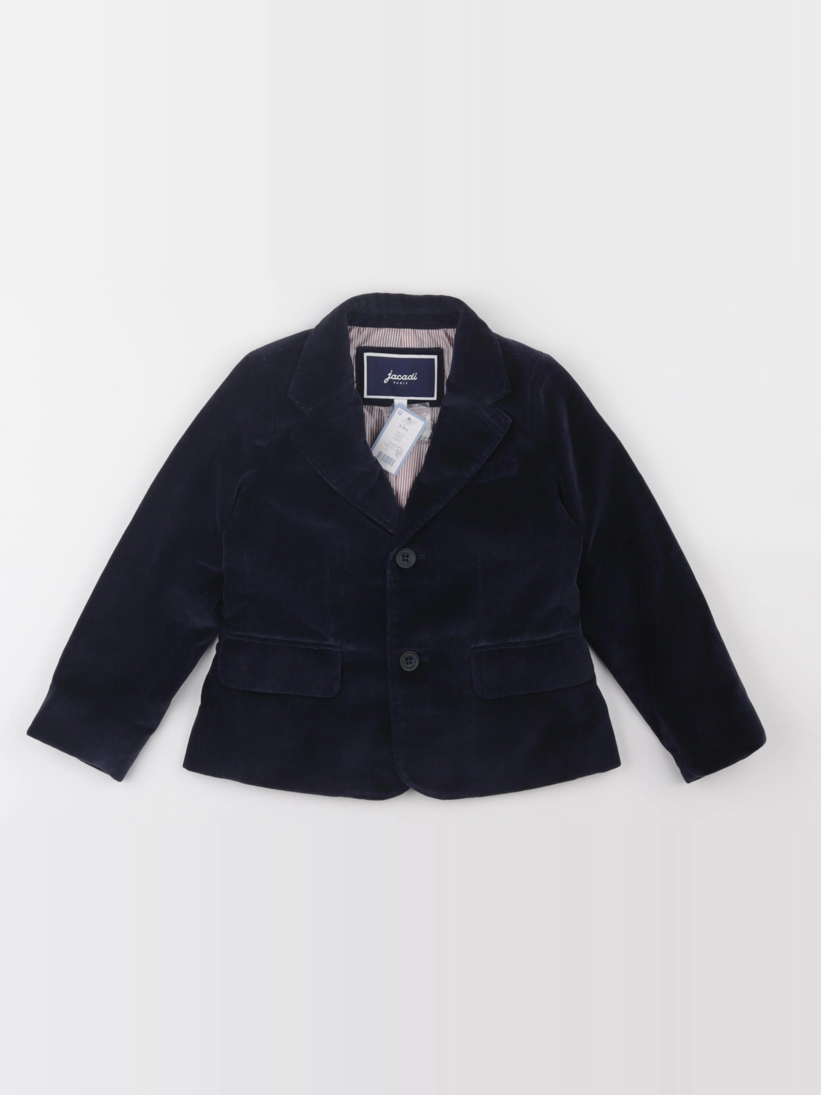 Jacadi - veste doublé bleu - 4 ans