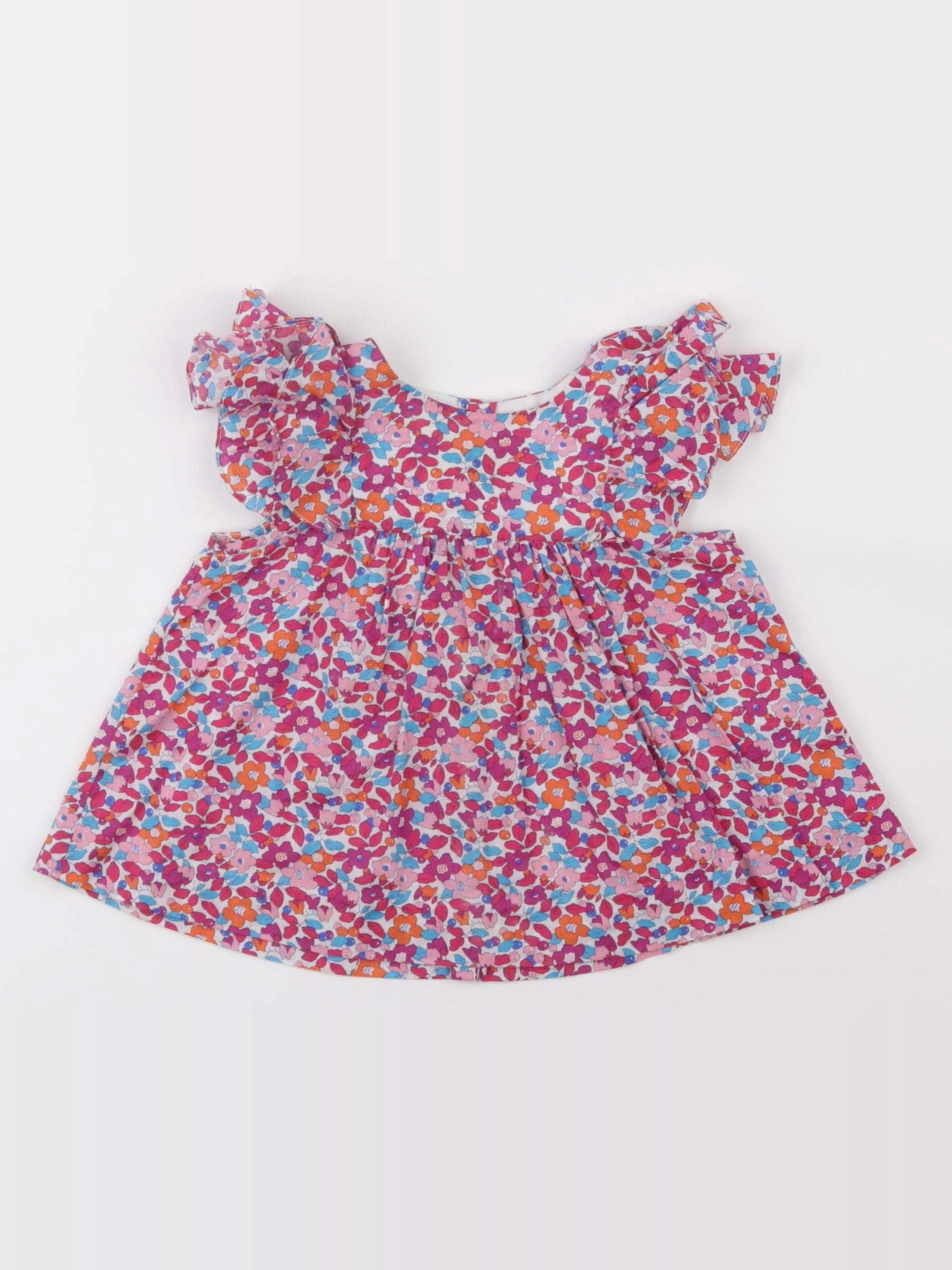 Jacadi - blouse liberty multicolore - 18 mois