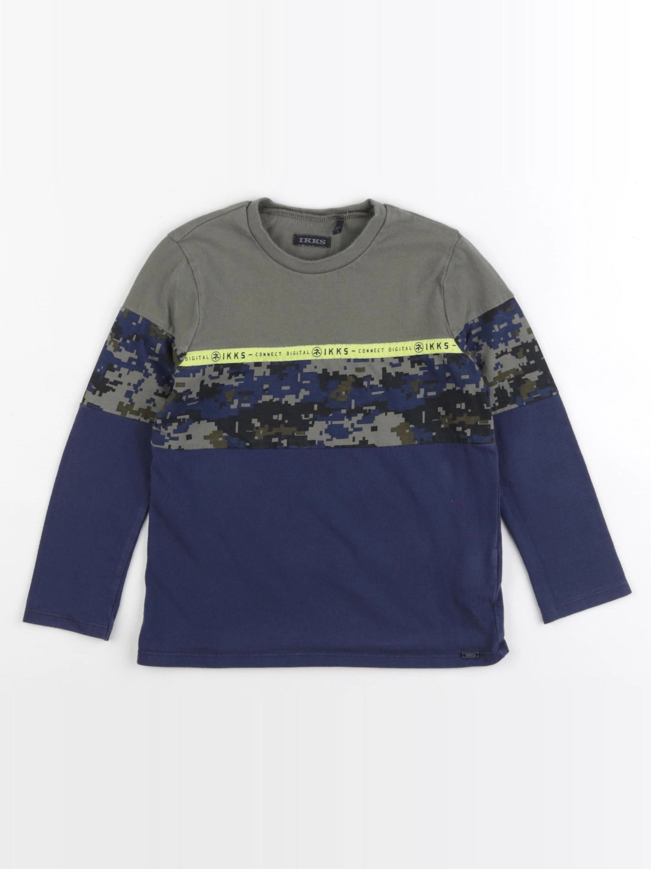 IKKS - tee-shirt vert, bleu - 4 ans