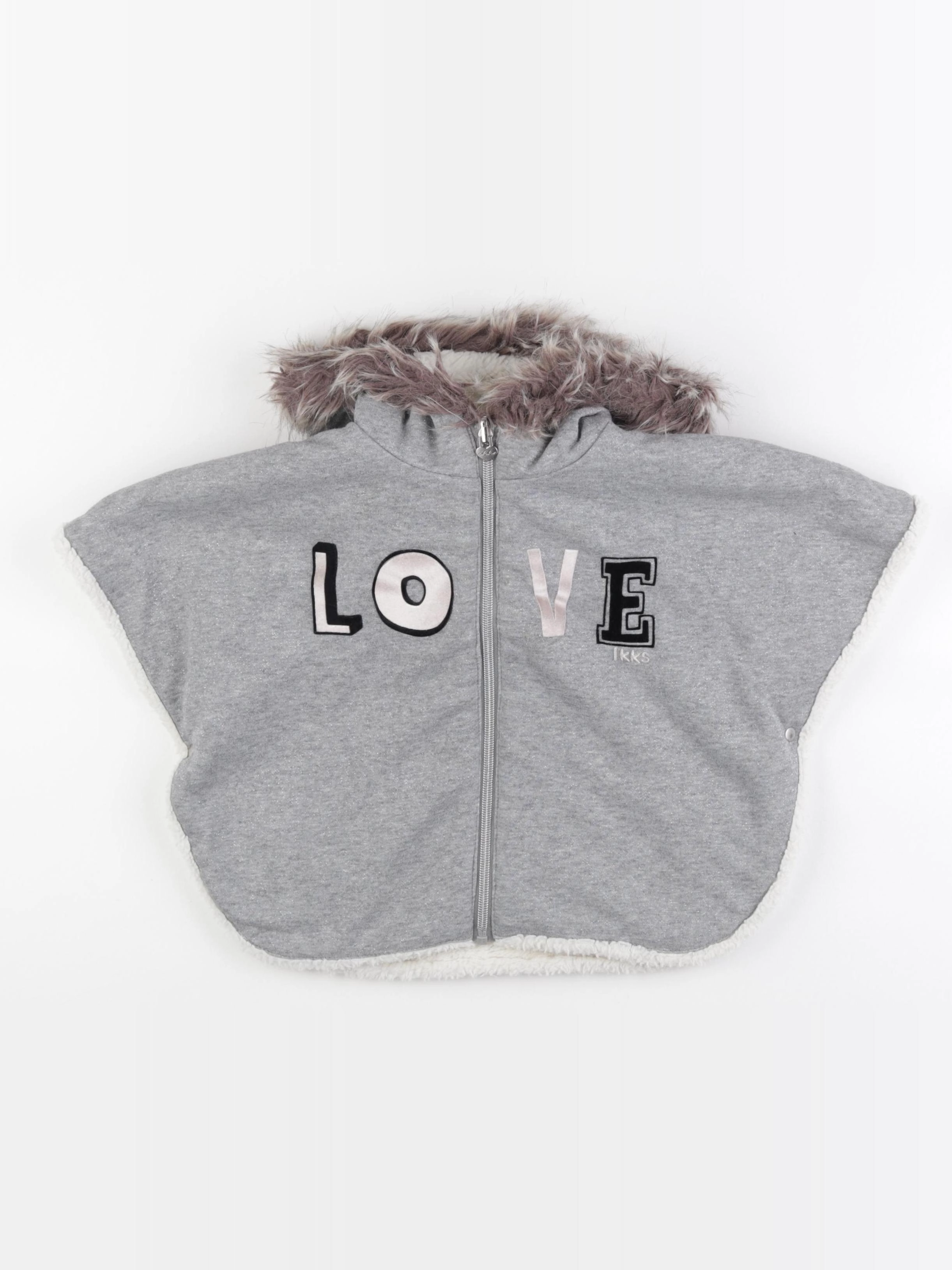 IKKS - cape gris - 3 ans