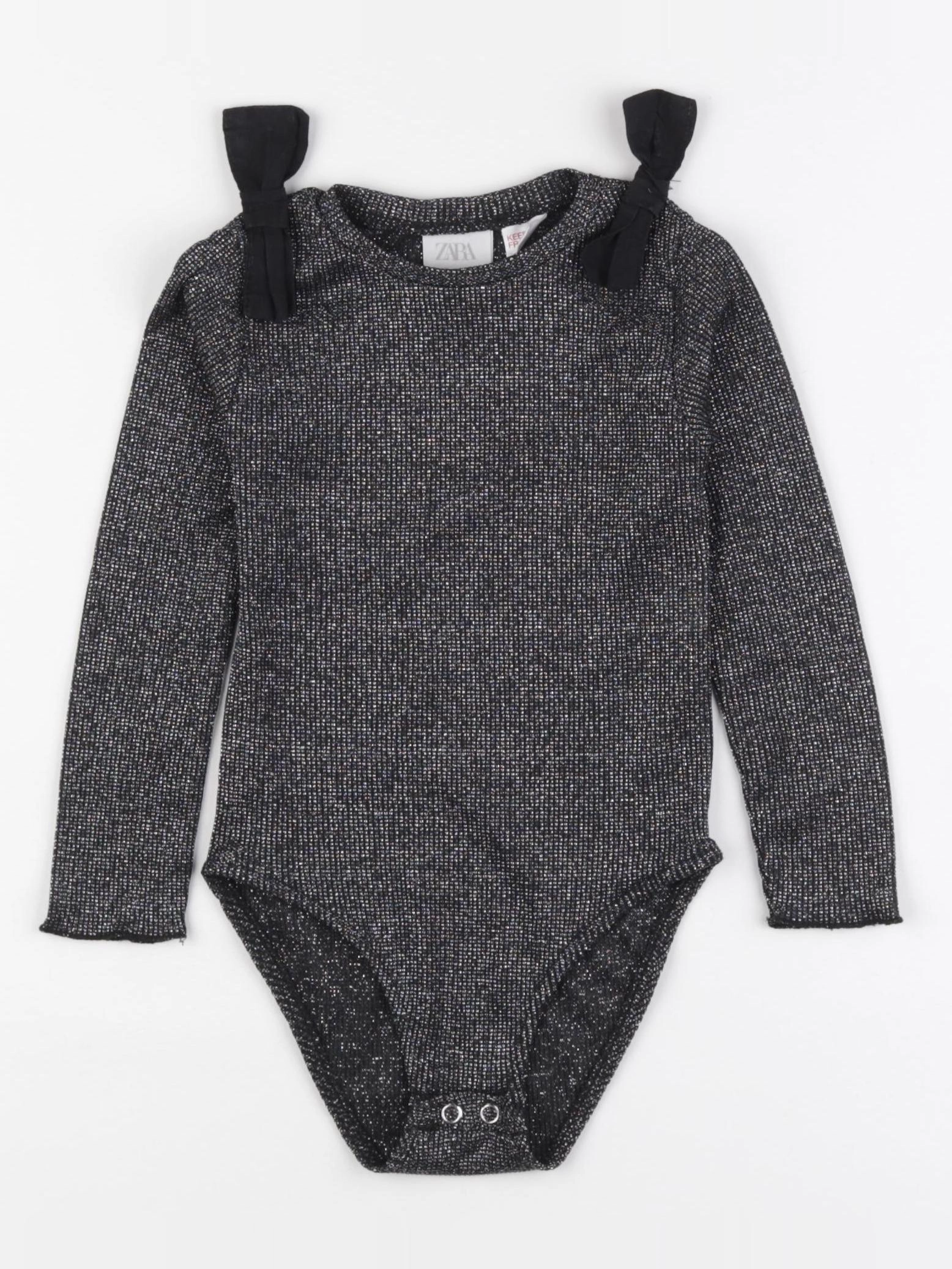 Zara - body noir - 3/4 ans