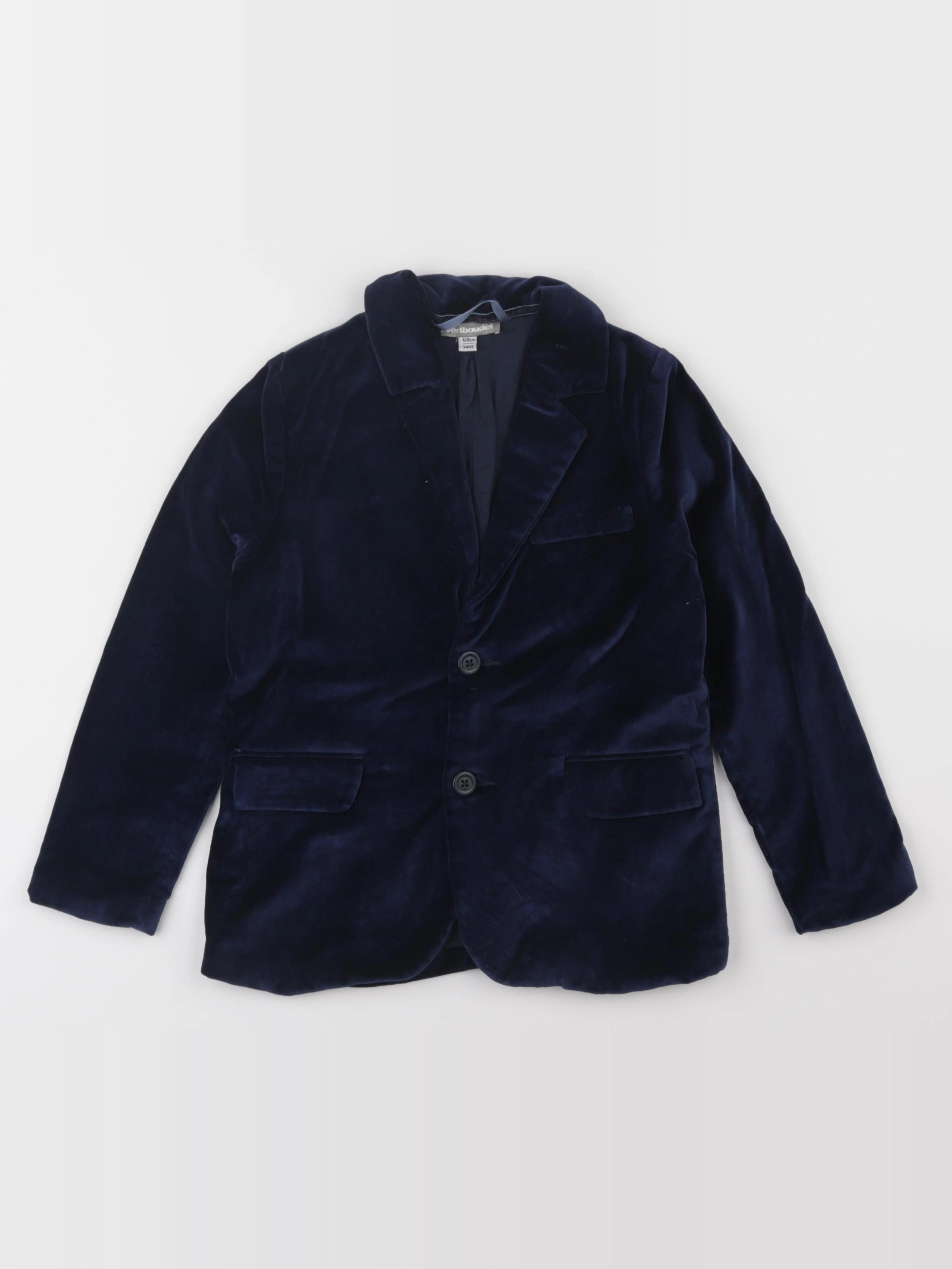 Vertbaudet - veste doublé bleu - 5 ans