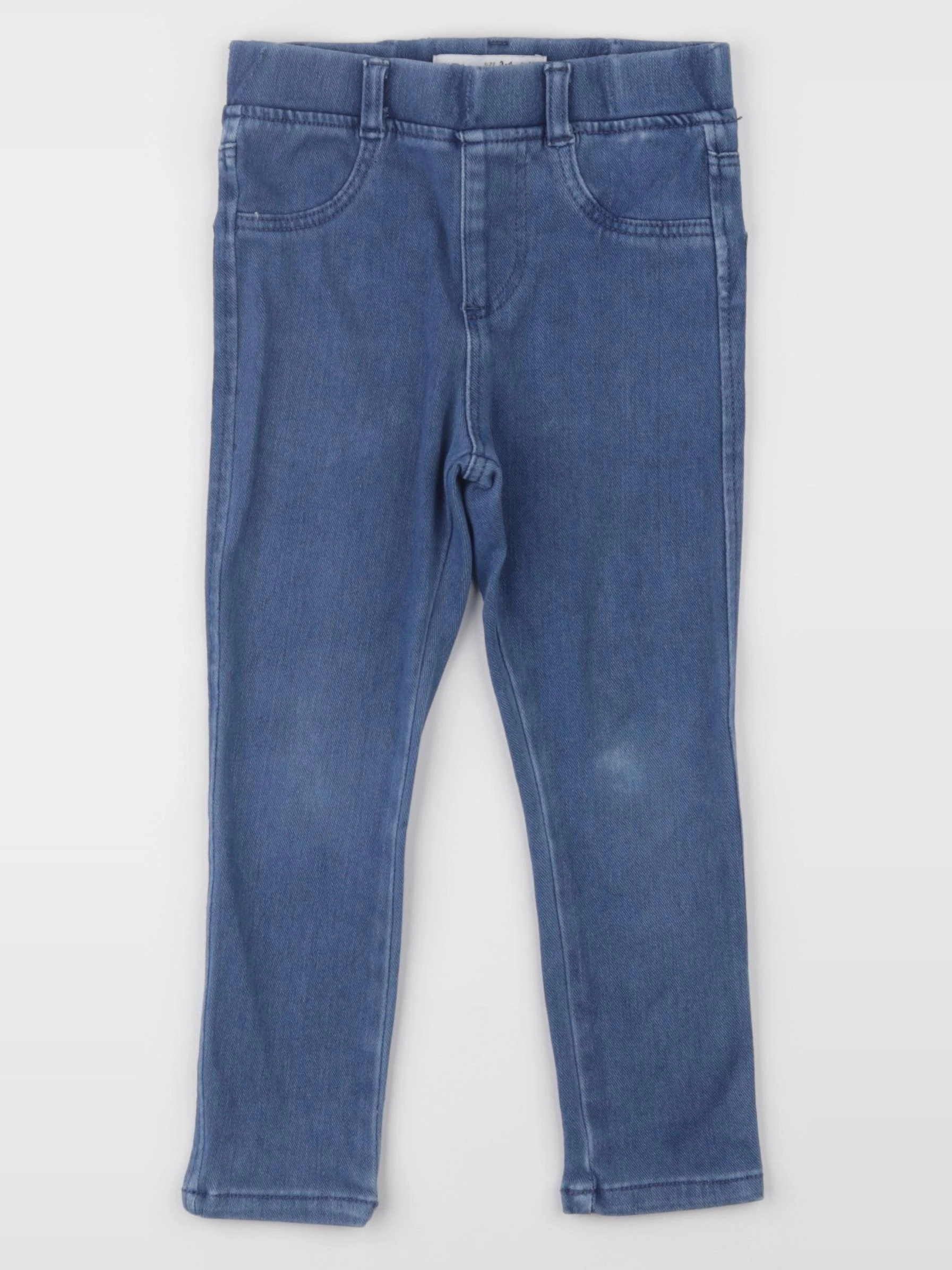 Zara - jegging bleu - 3/4 ans