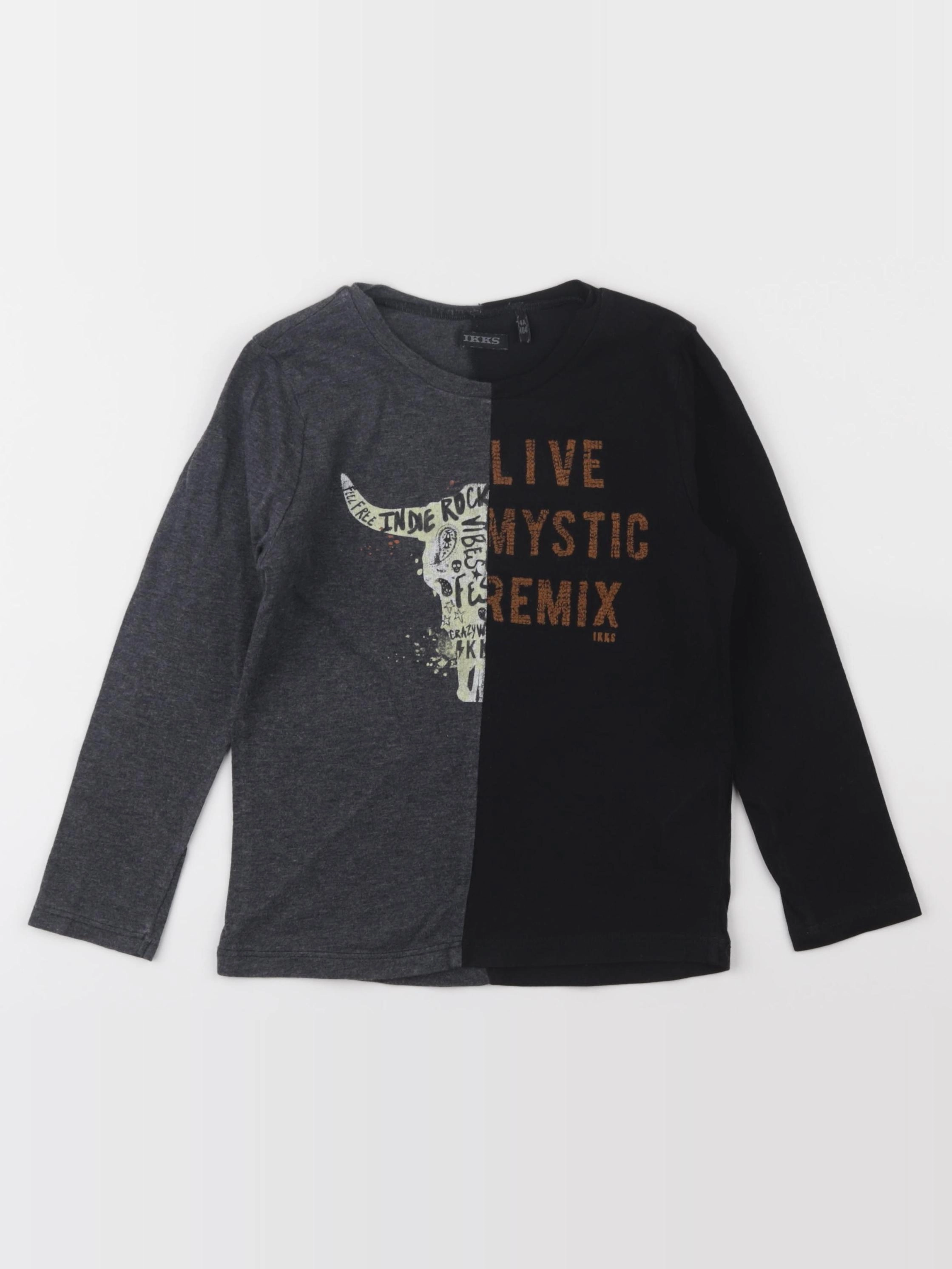 IKKS - tee-shirt noir - 4 ans