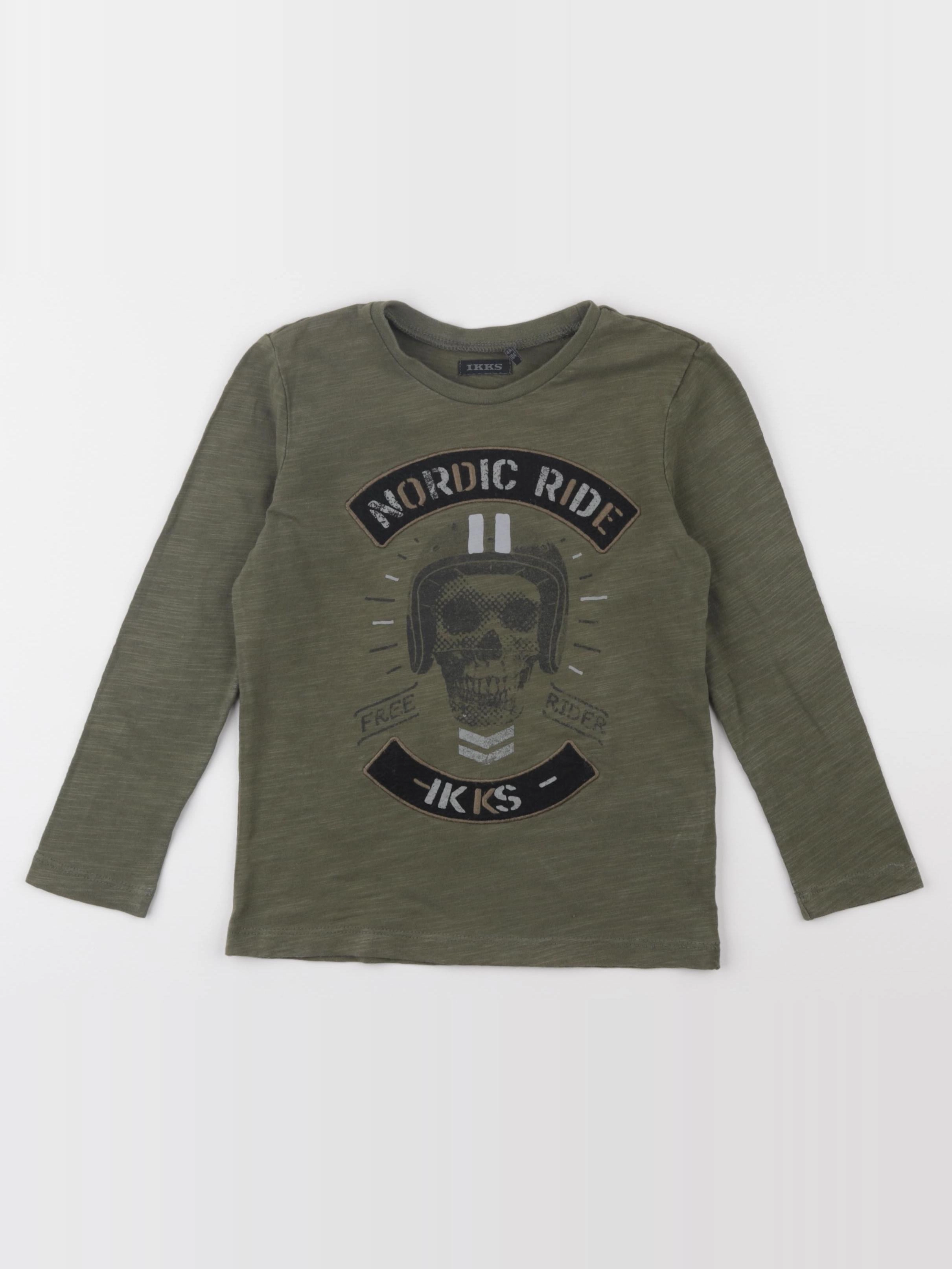 IKKS - tee-shirt noir, vert - 4 ans