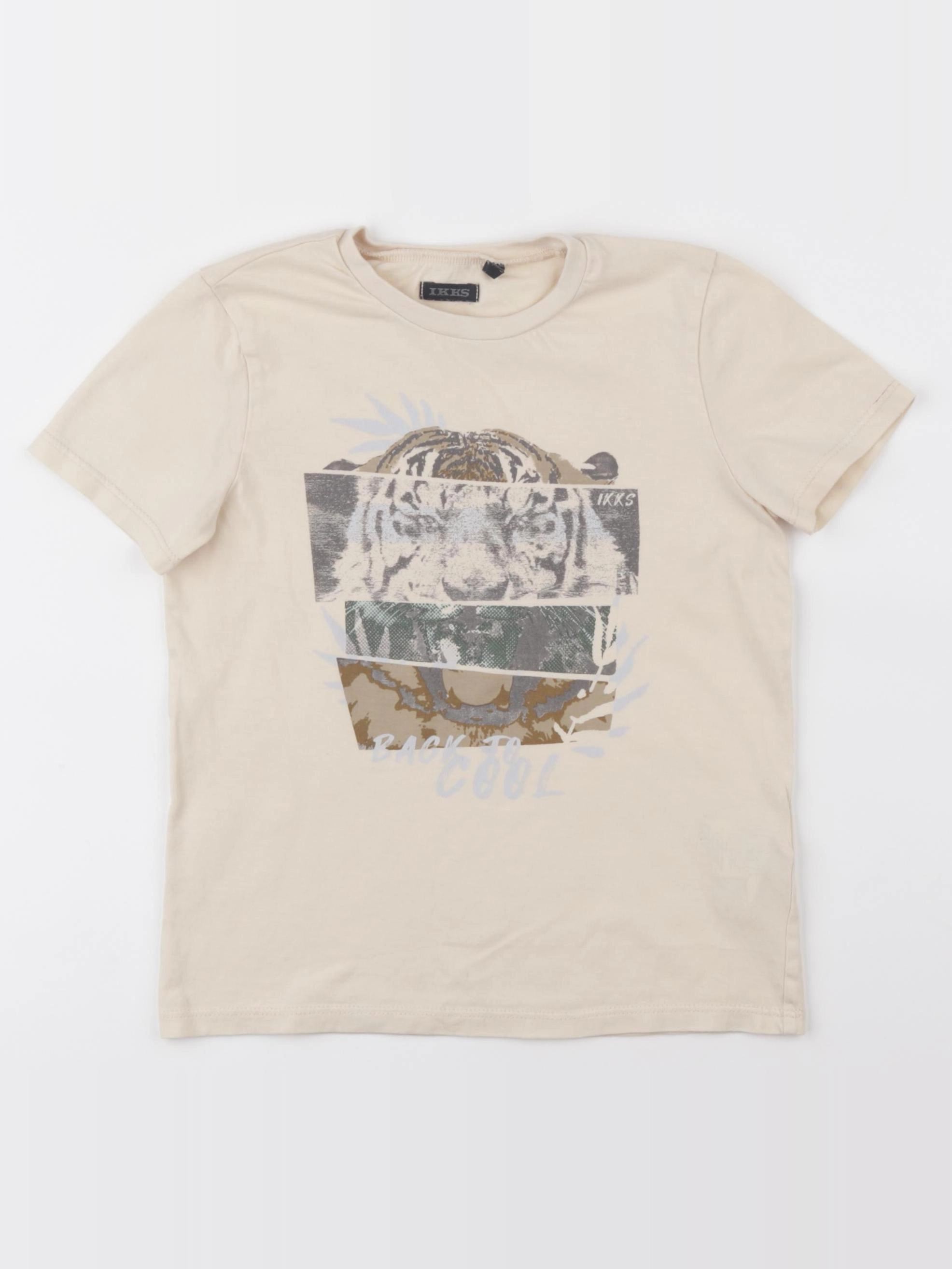 IKKS - tee-shirt beige - 4 ans