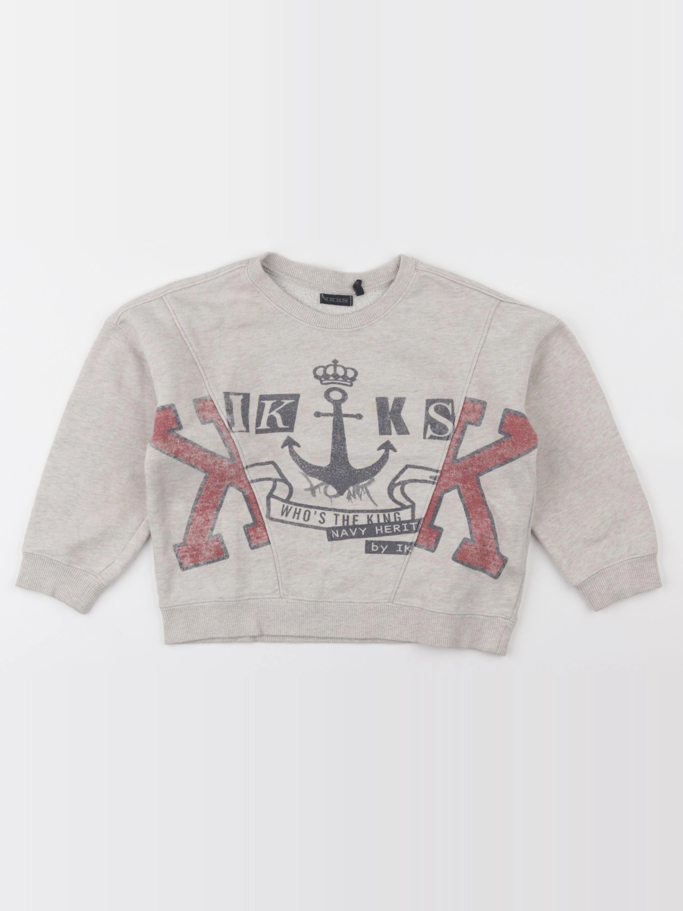 IKKS - sweat beige - 3 ans