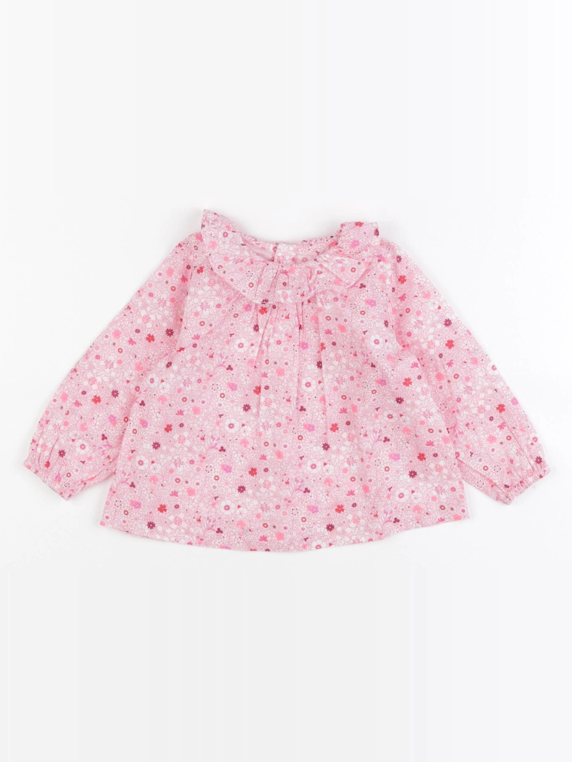 Jacadi - blouse liberty rose - 12 mois