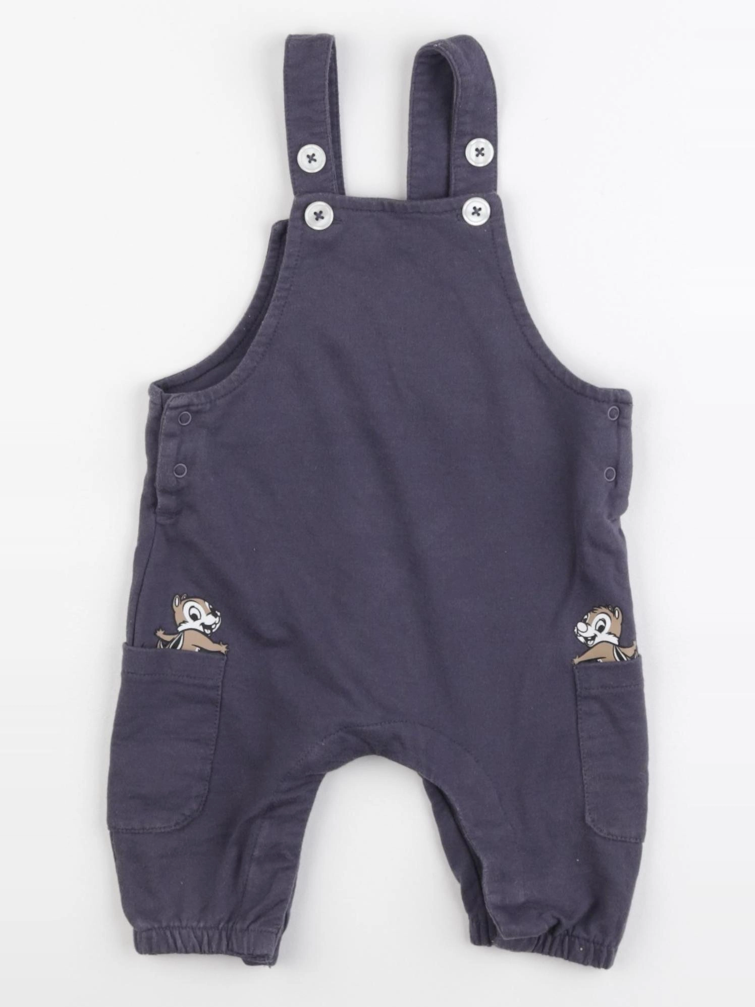 Vertbaudet - salopette bleu - 6 mois