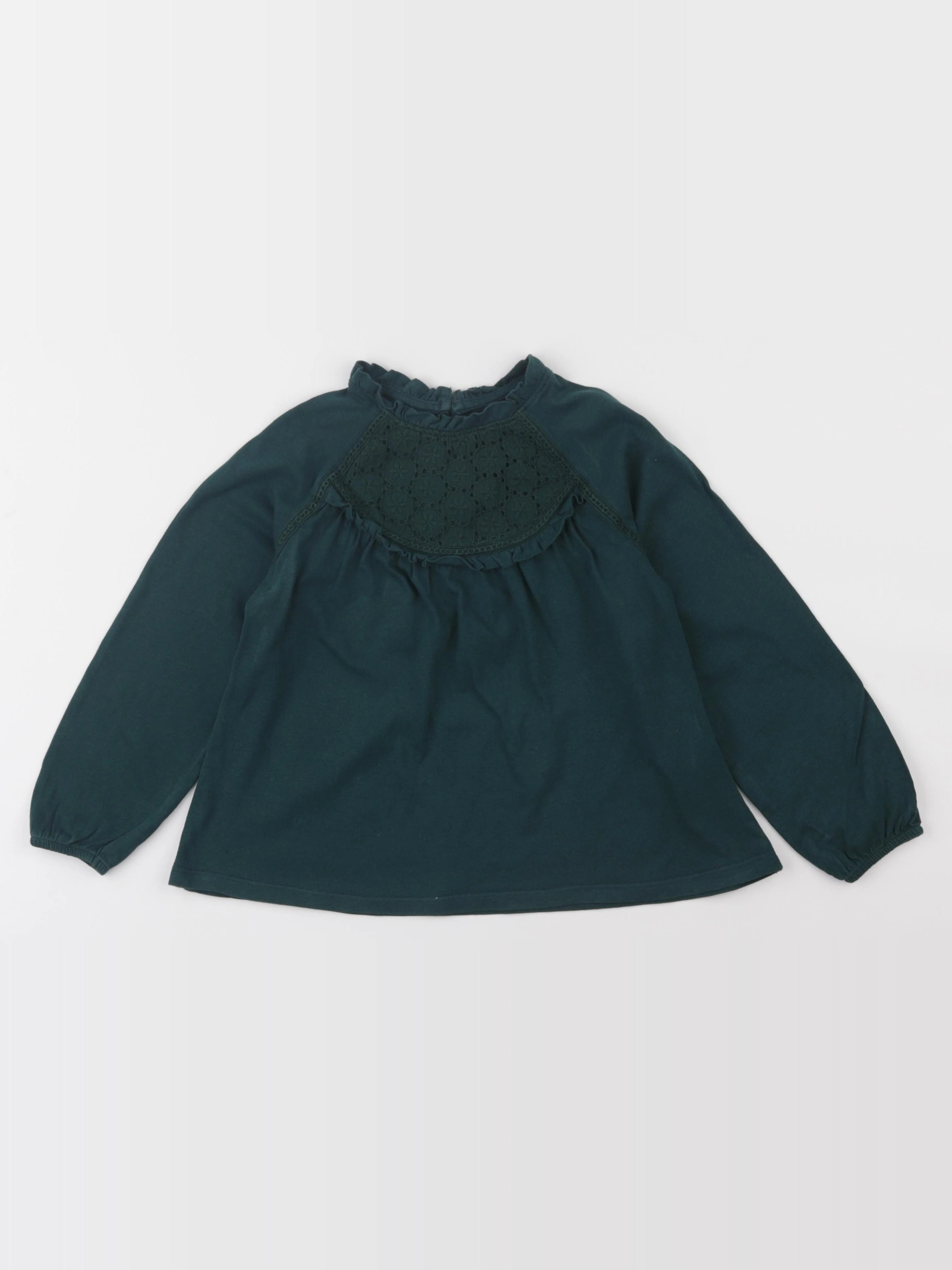 Vertbaudet - tee-shirt vert - 4 ans