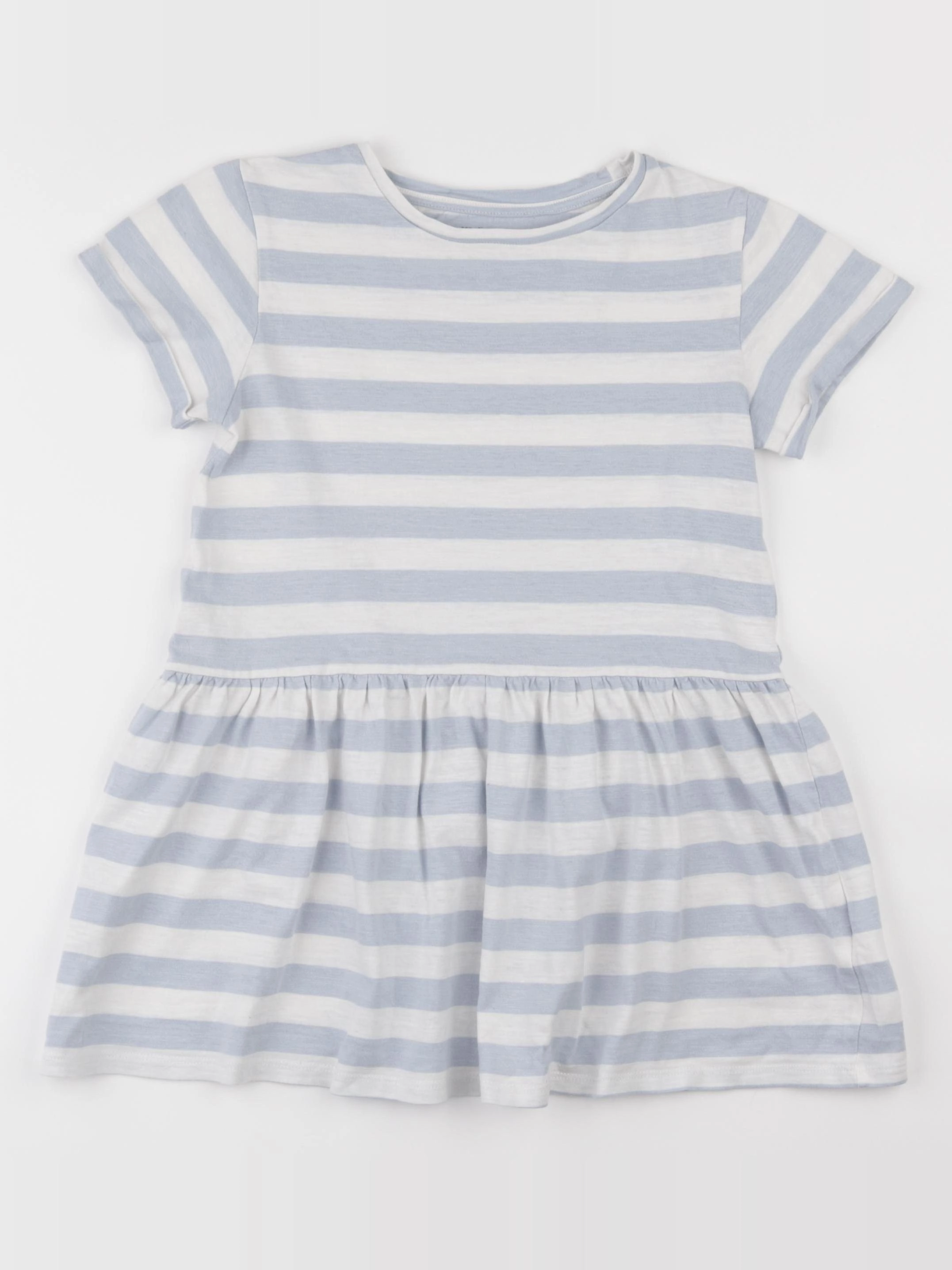 Vertbaudet - robe blanc, bleu - 6 ans