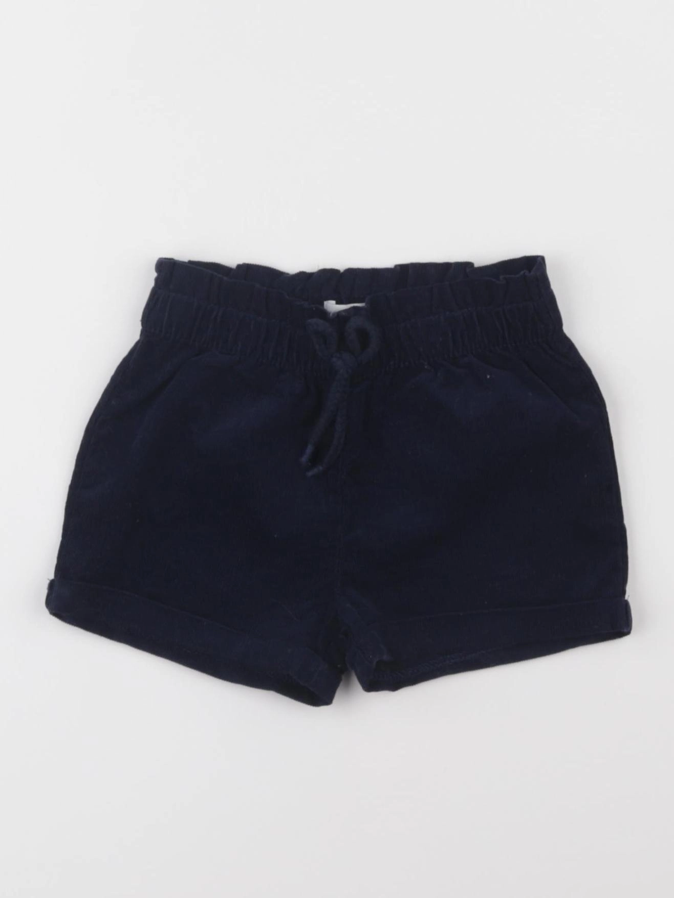 Vertbaudet - short bleu - 9 mois