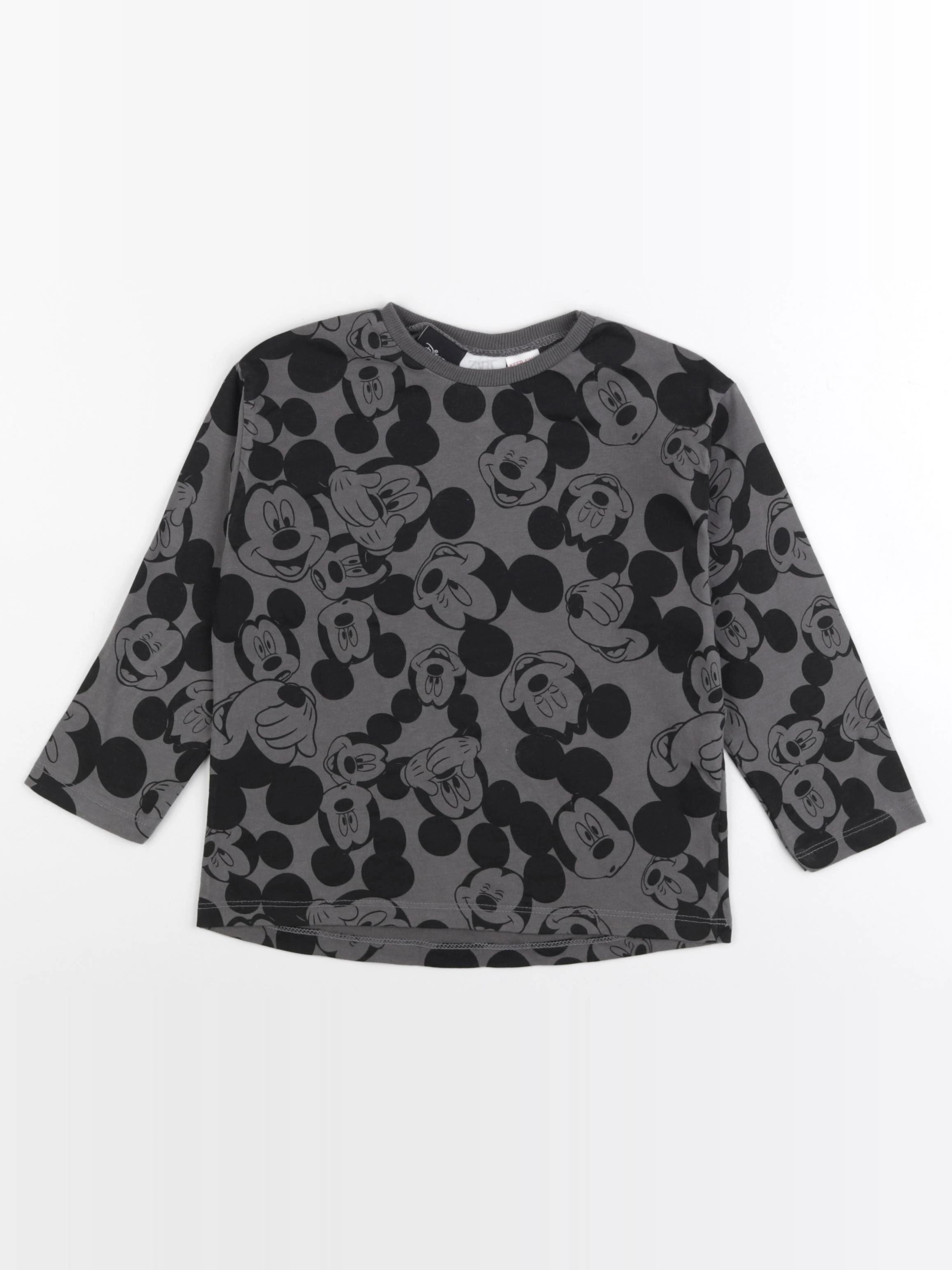 Zara - tee-shirt gris - 3/4 ans