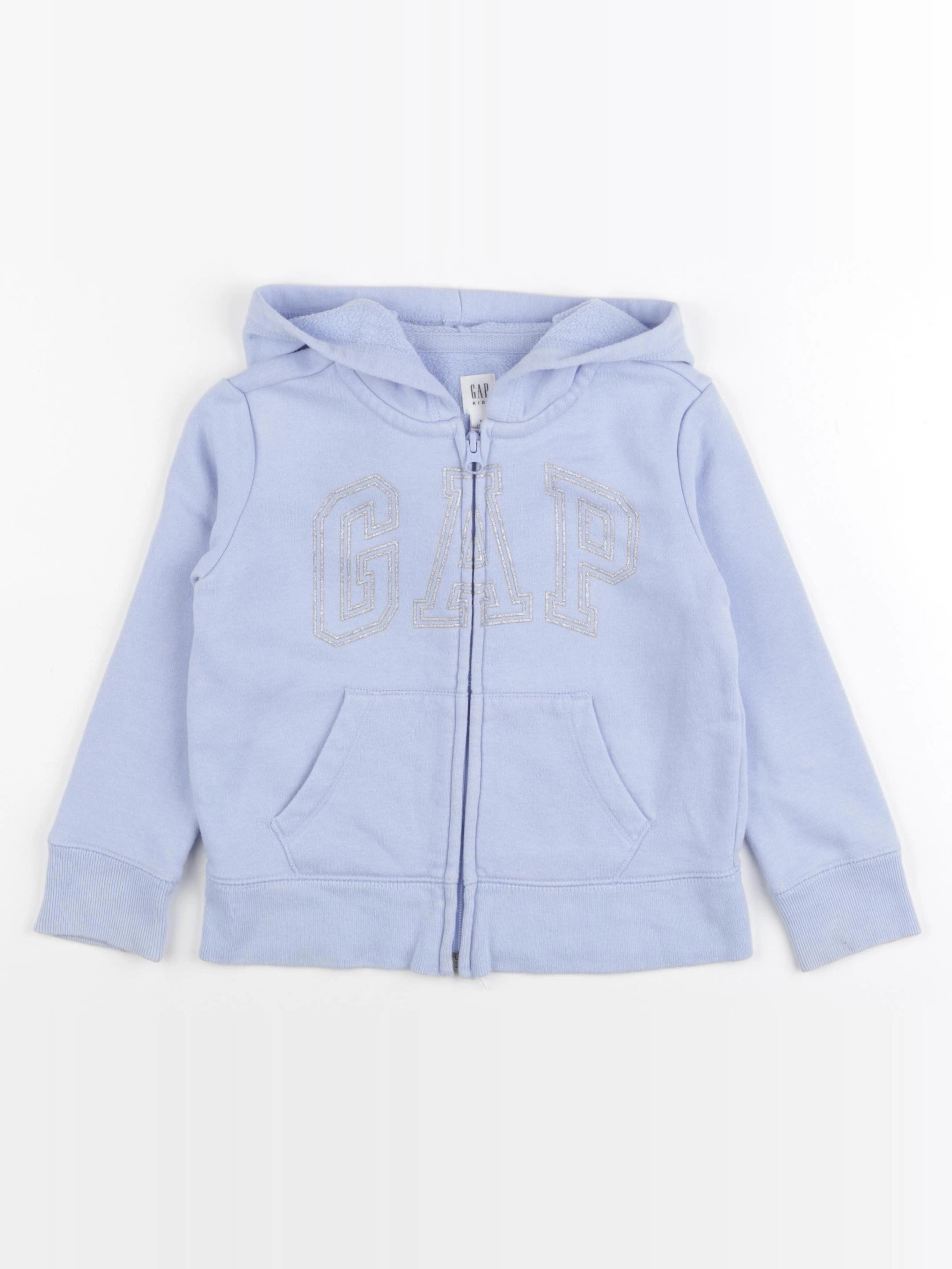 GAP - sweat bleu - 4/5 ans