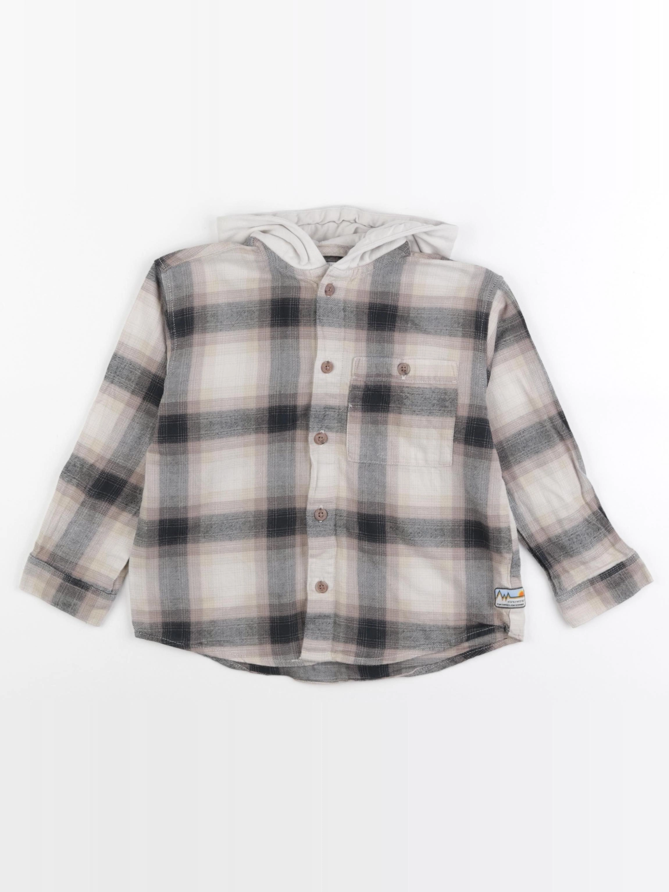Zara - chemise marron - 4 ans
